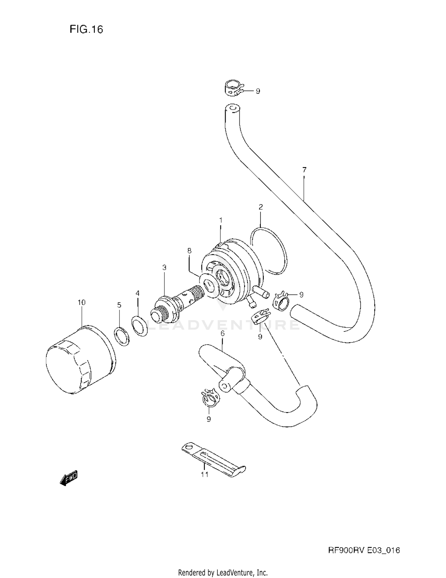 OIL COOLER - OIL FILTER