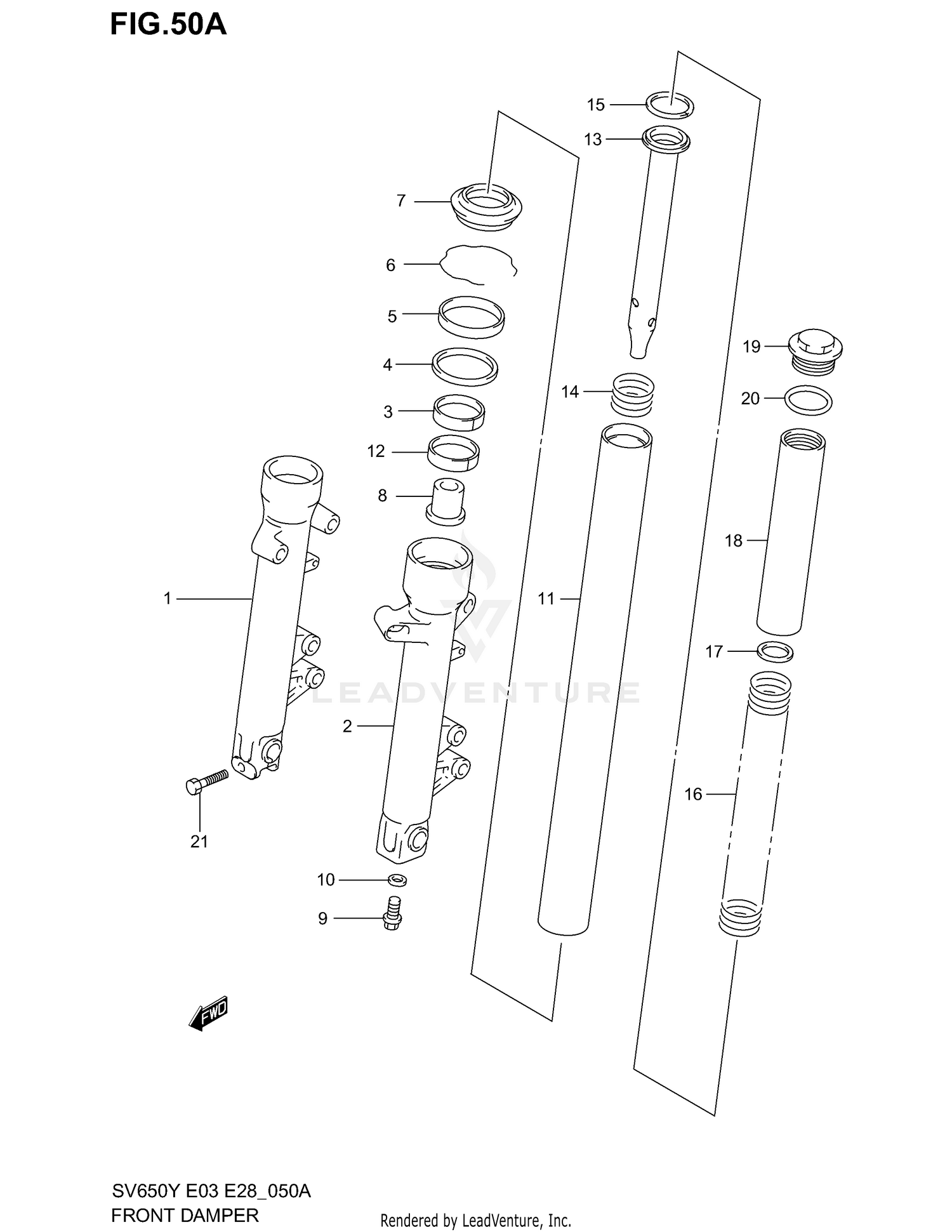 FRONT FORK DAMPER (MODEL K1)