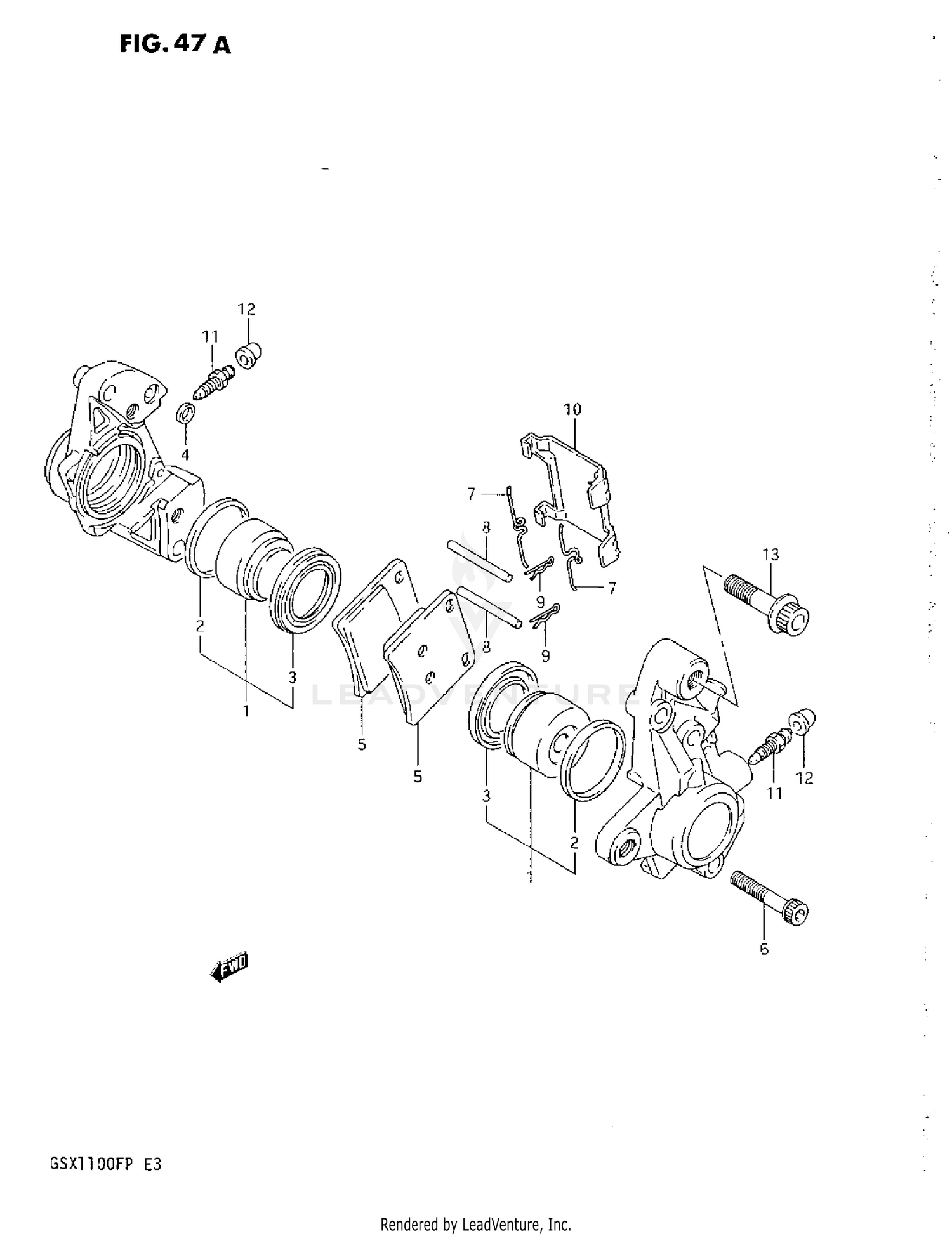 FRONT CALIPERS (K/L/M/N)