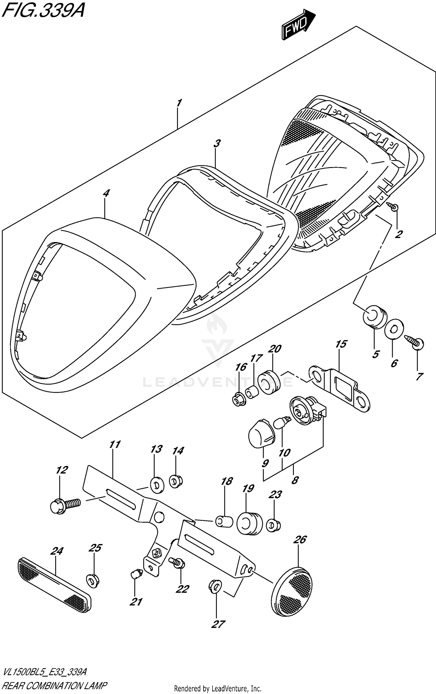 REAR COMBINATION LAMP