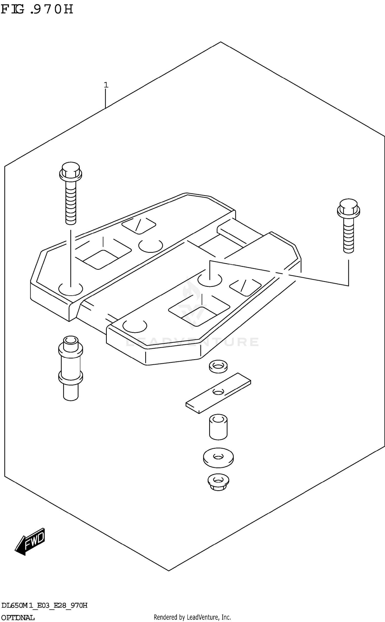 OPTIONAL (TOP CASE PLATE SET)