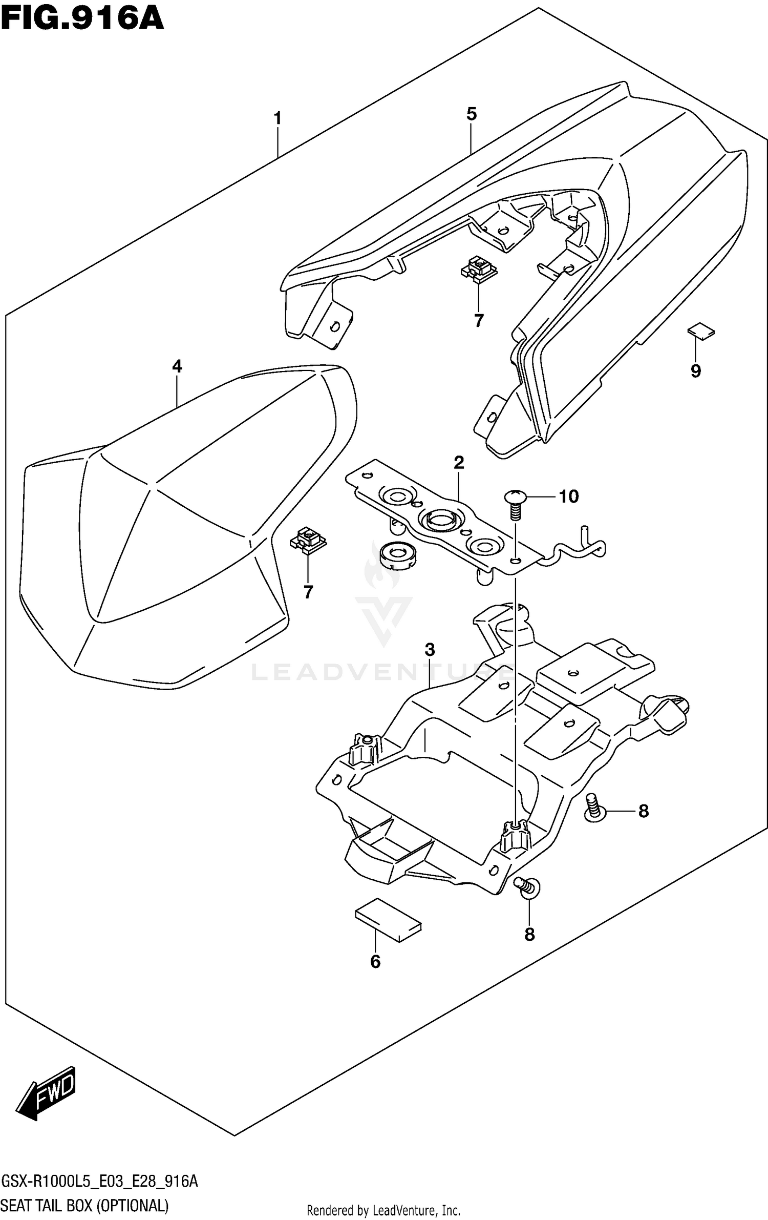 SEAT TAIL BOX (OPTIONAL)