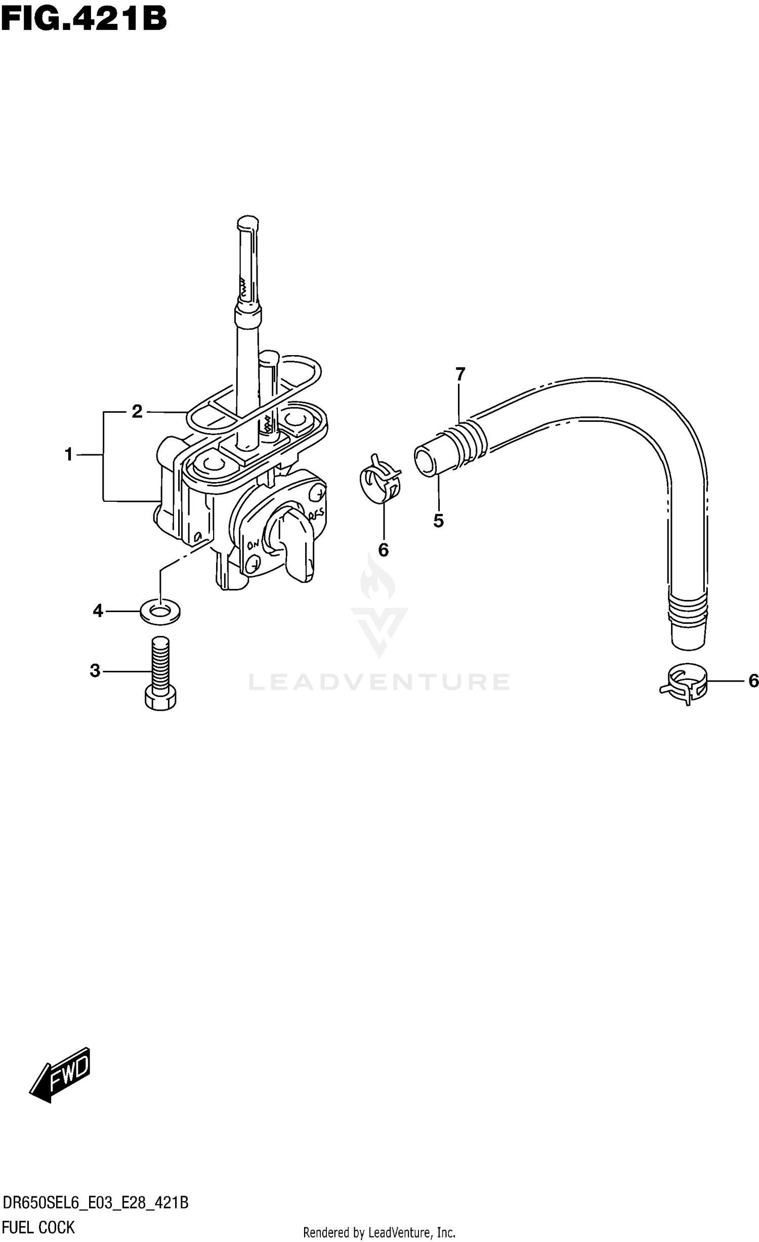 FUEL COCK (DR650SEL6 E28)