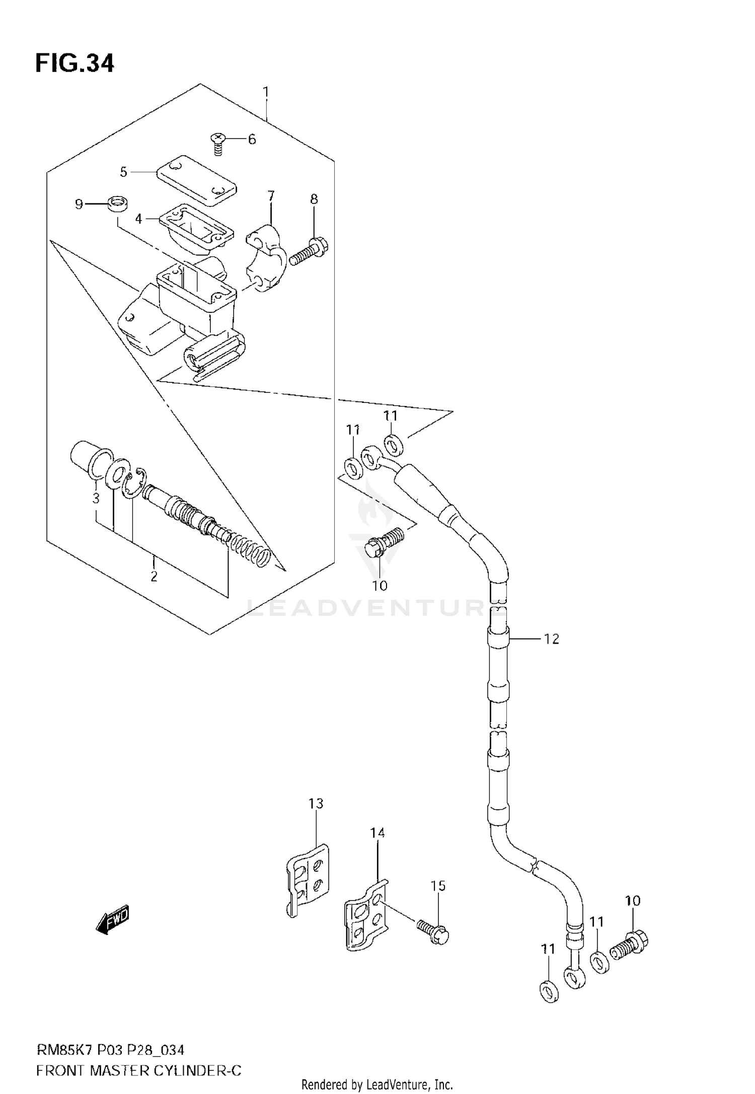 FRONT MASTER CYLINDER
