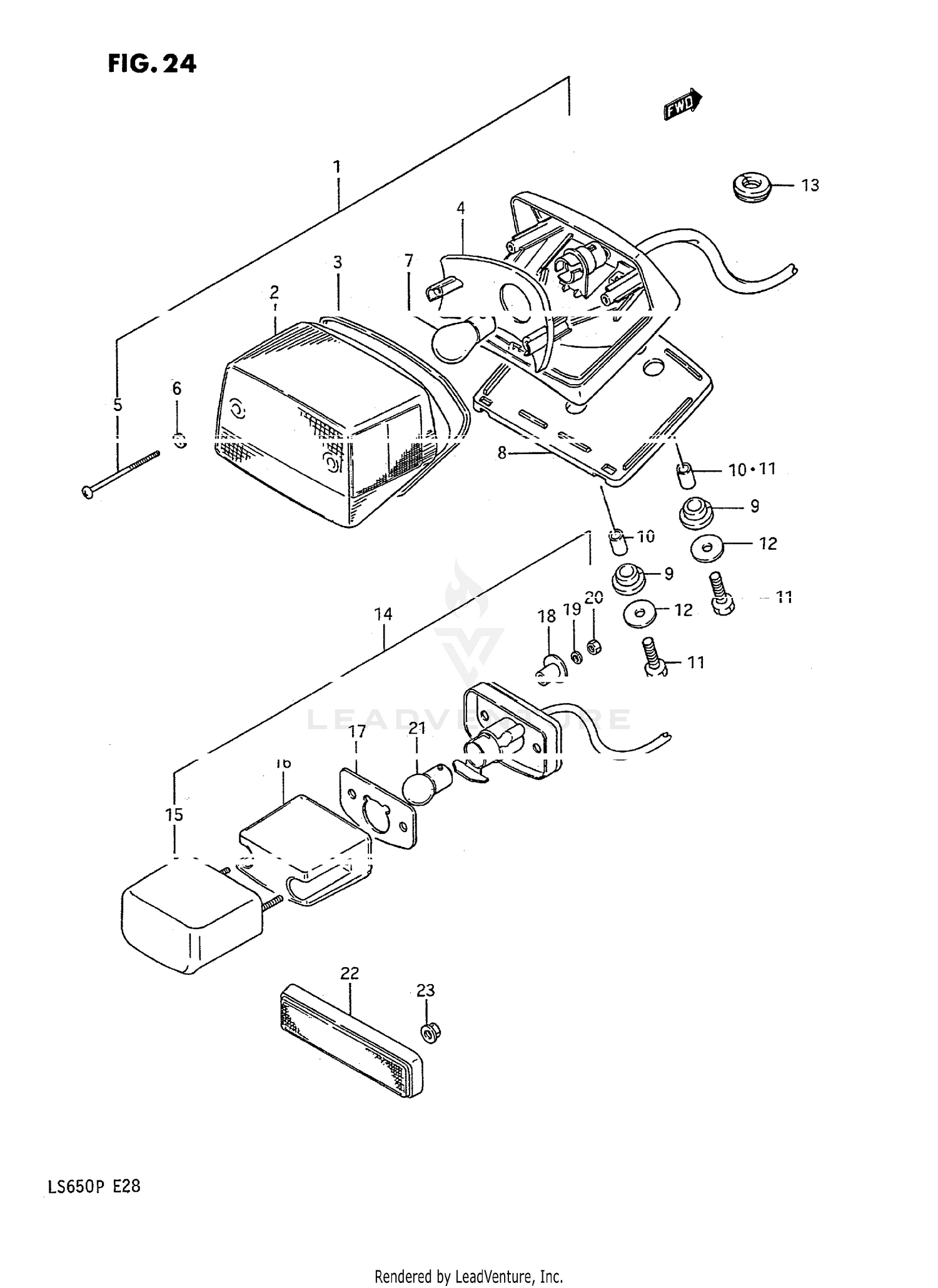 REAR COMBINATION LAMP