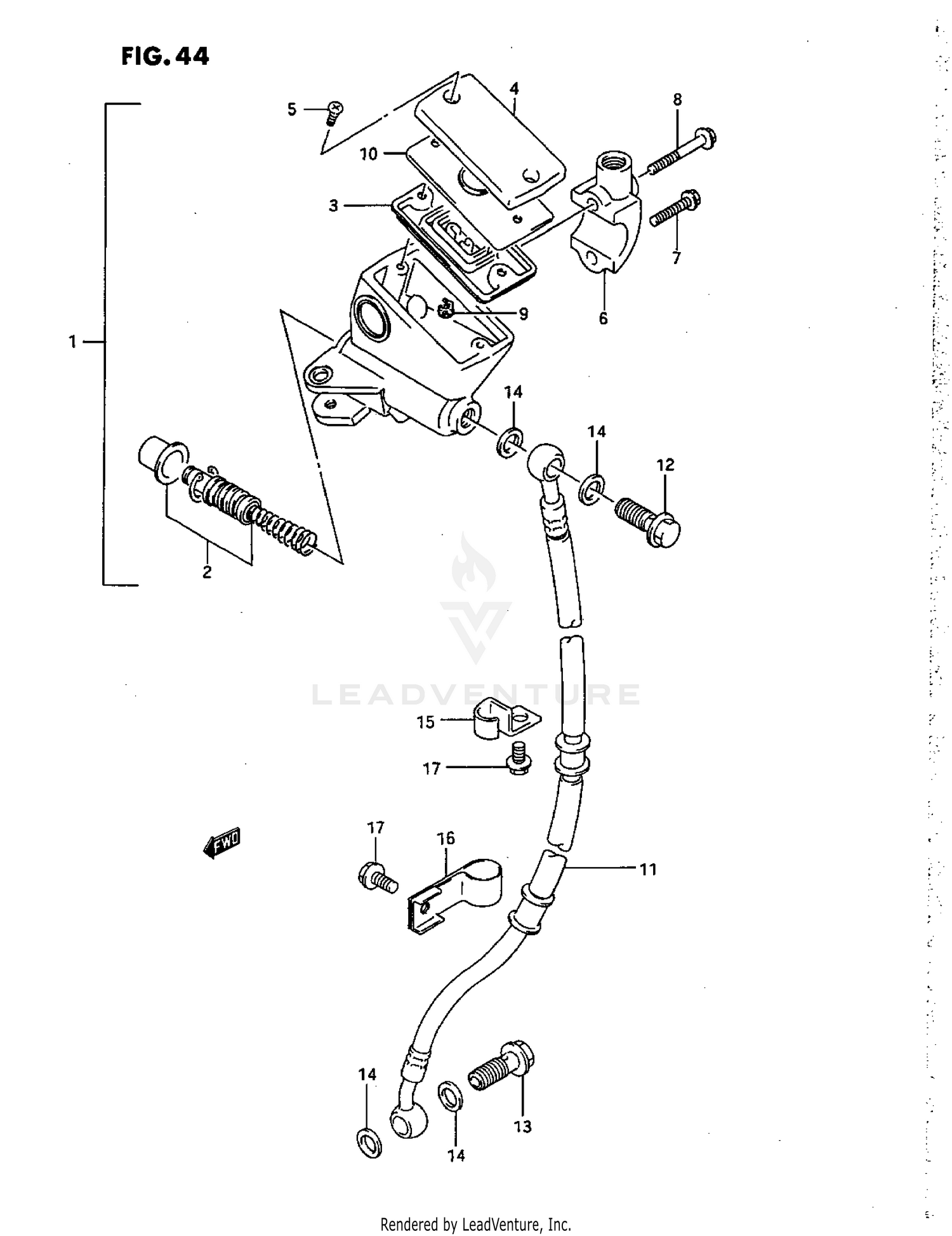 FRONT MASTER CYLINDER