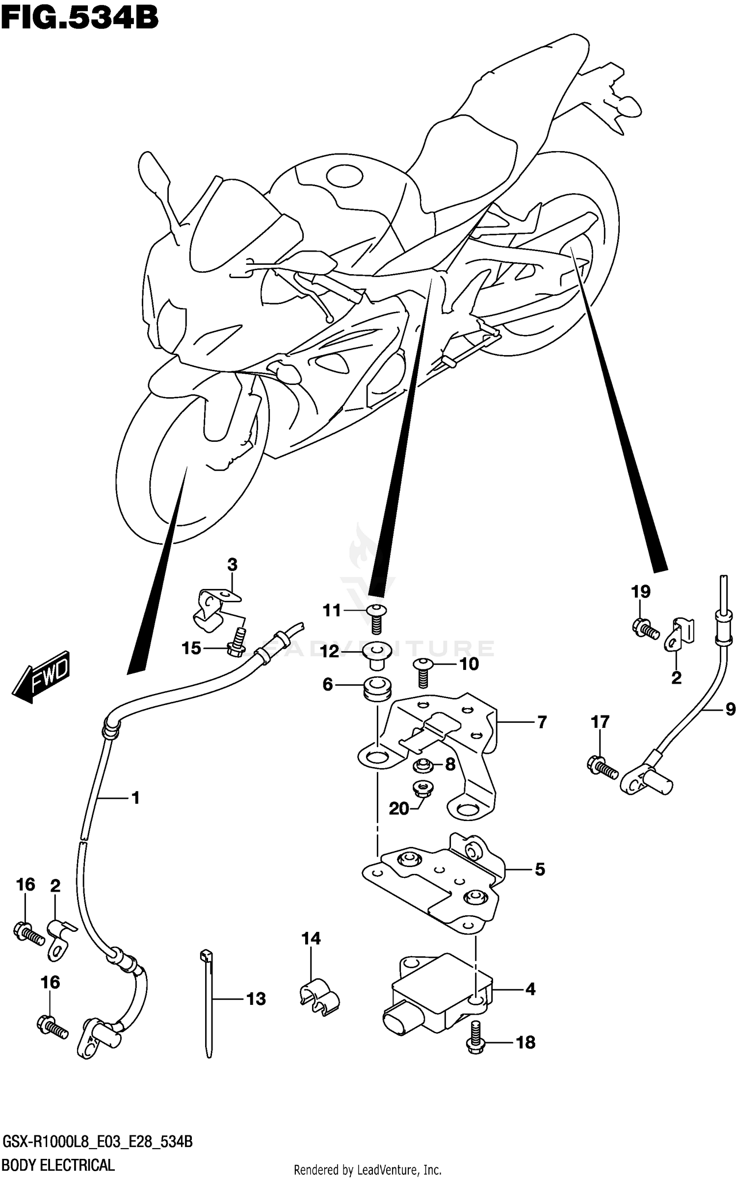 BODY ELECTRICAL (GSX-R1000L8 E33)