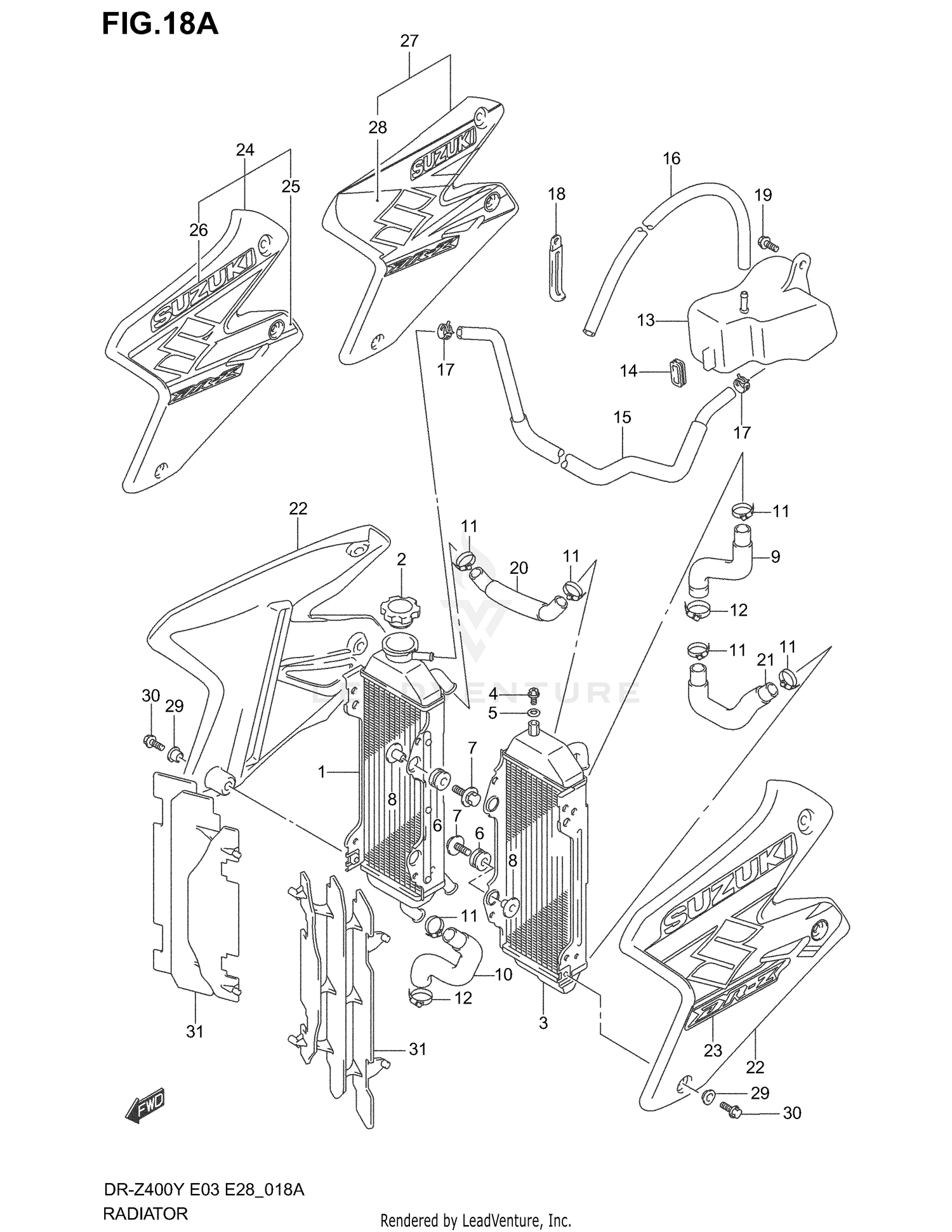 RADIATOR (MODEL K2/K3/K4)