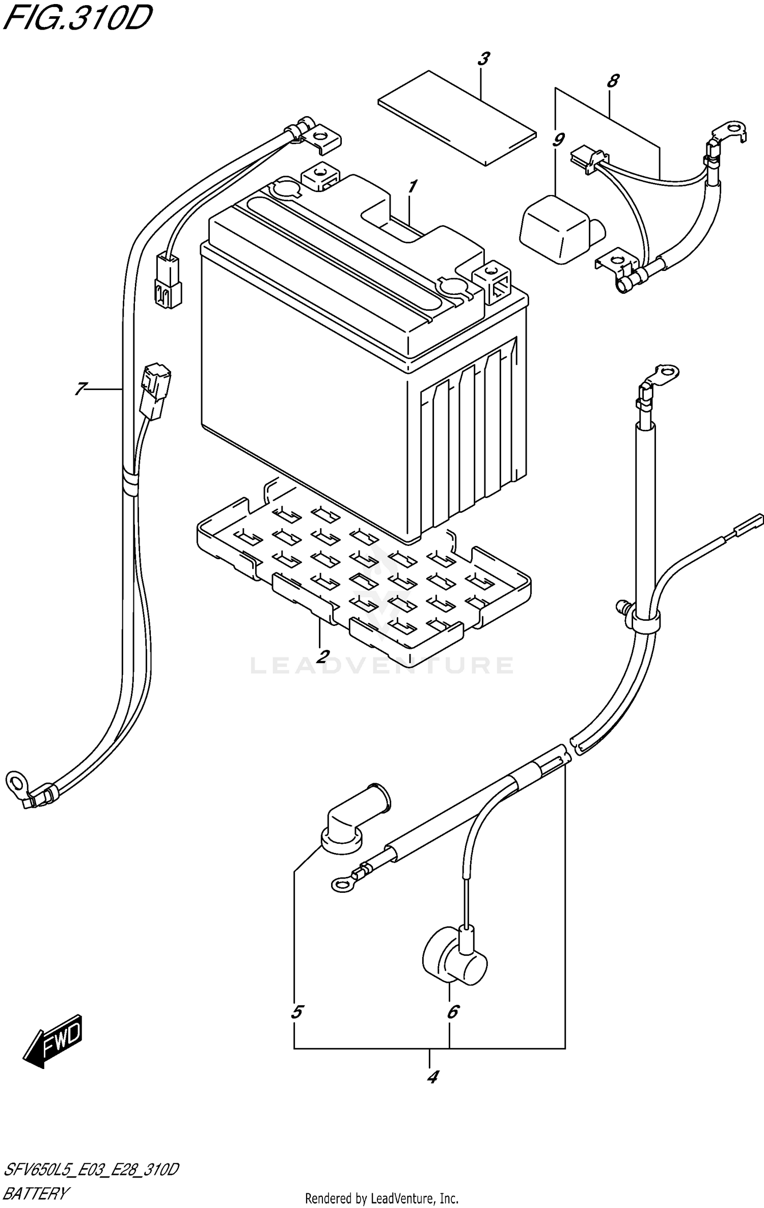 BATTERY (SFV650AL5 E28)