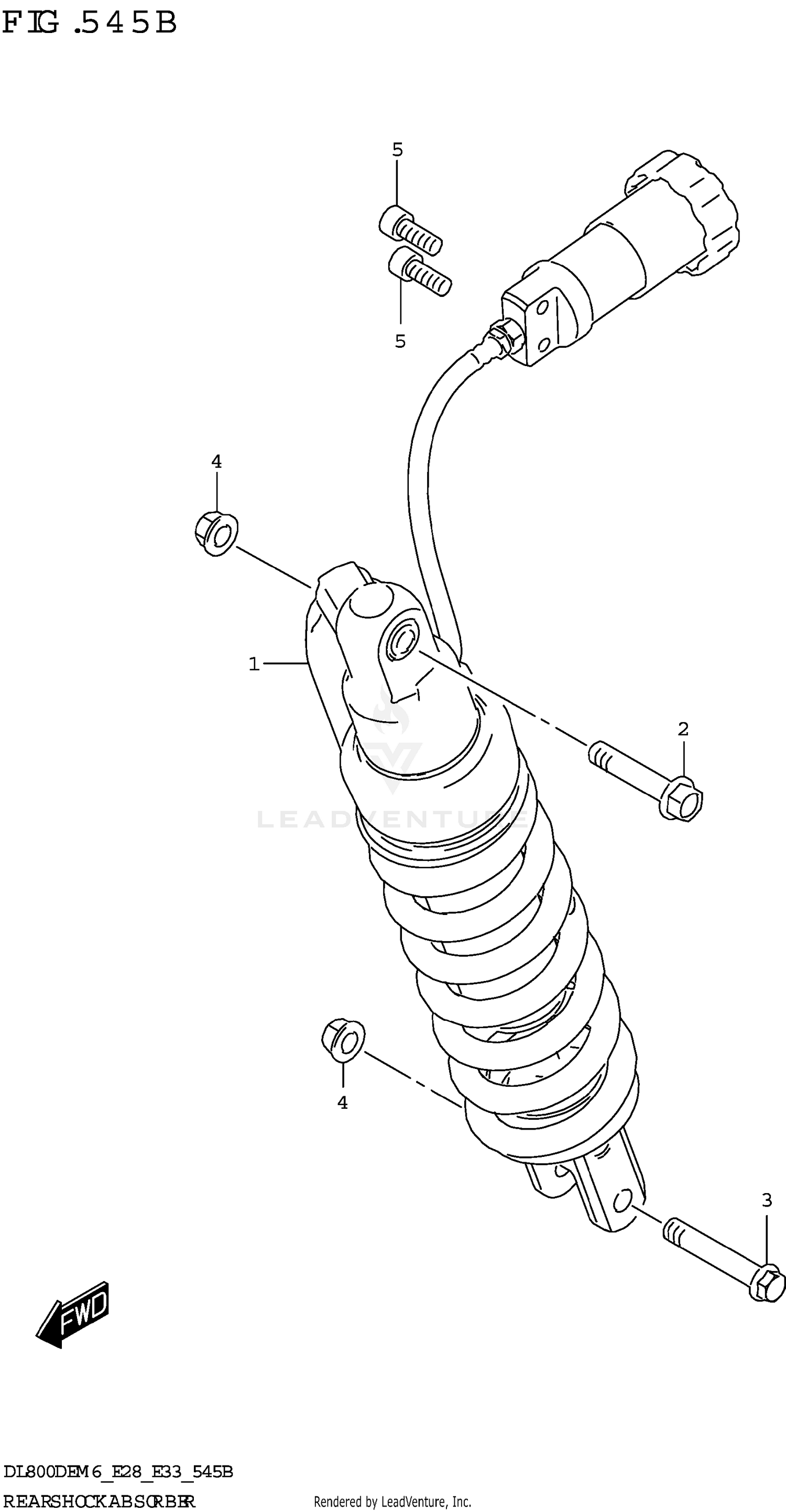 REAR SHOCK ABSORBER