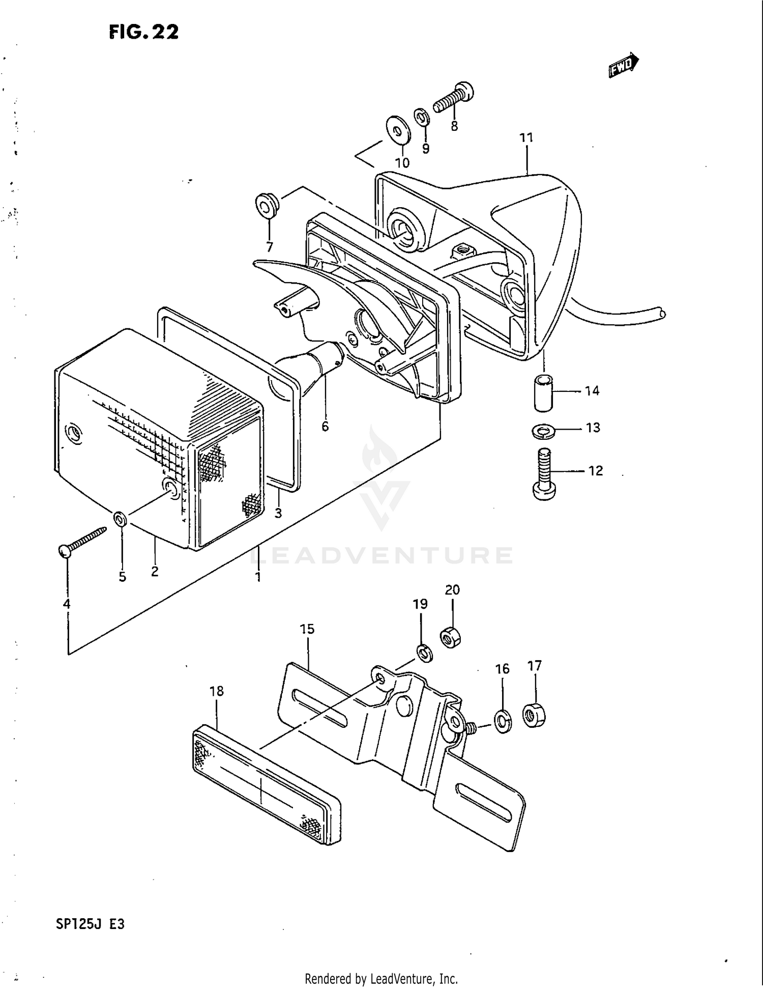 REAR COMBINATION LAMP