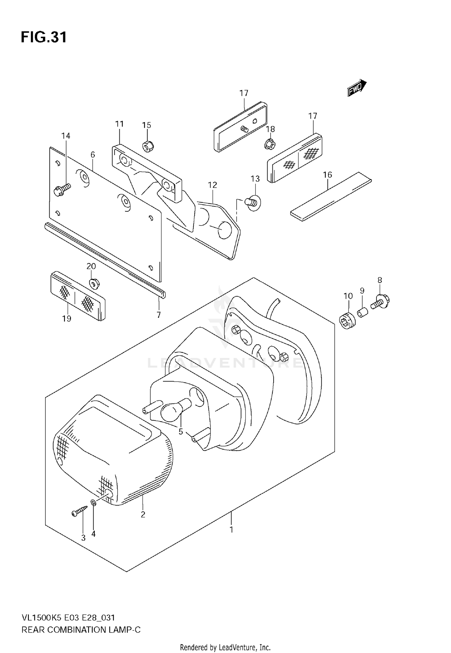 REAR COMBINATION LAMP