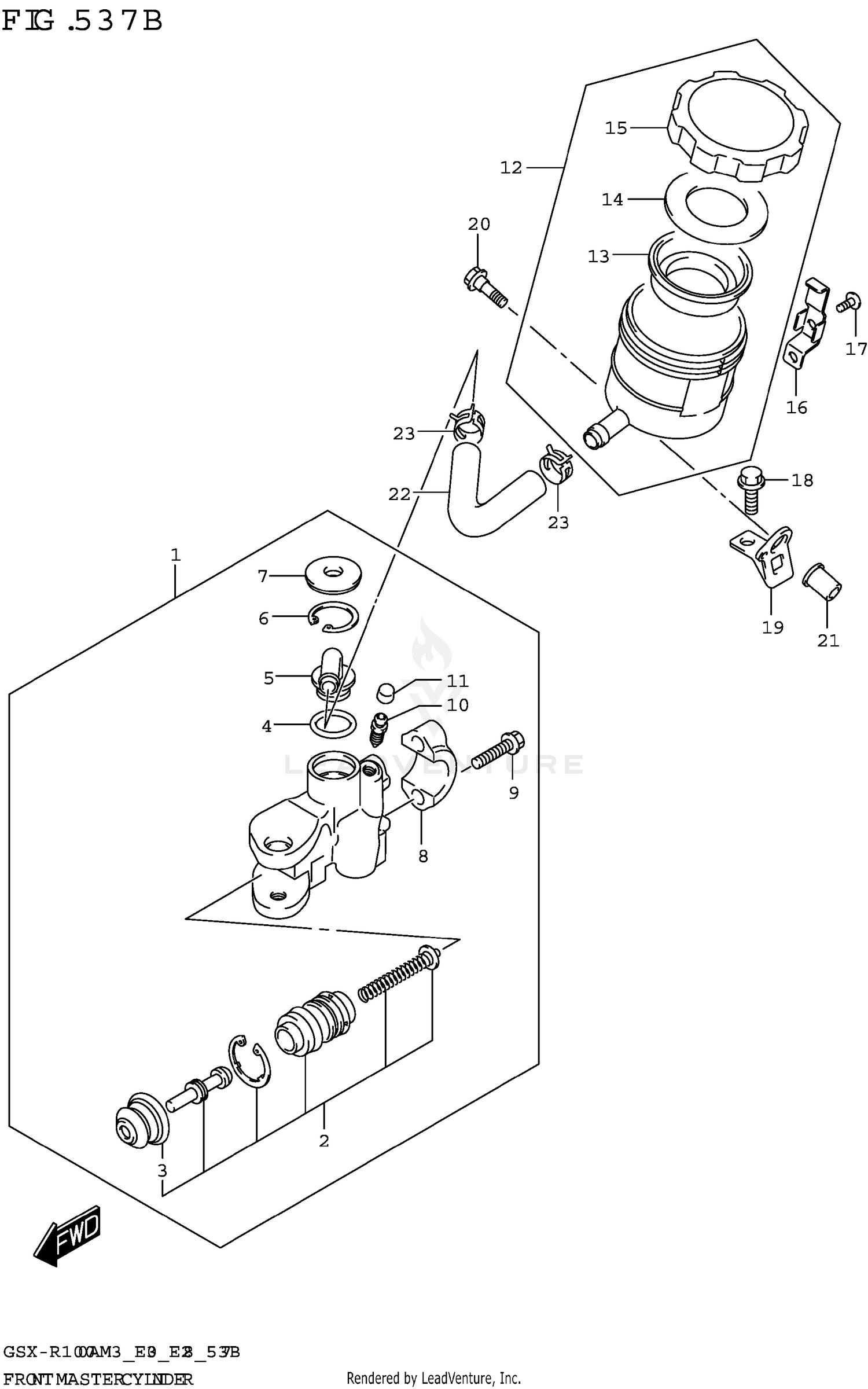 FRONT MASTER CYLINDER