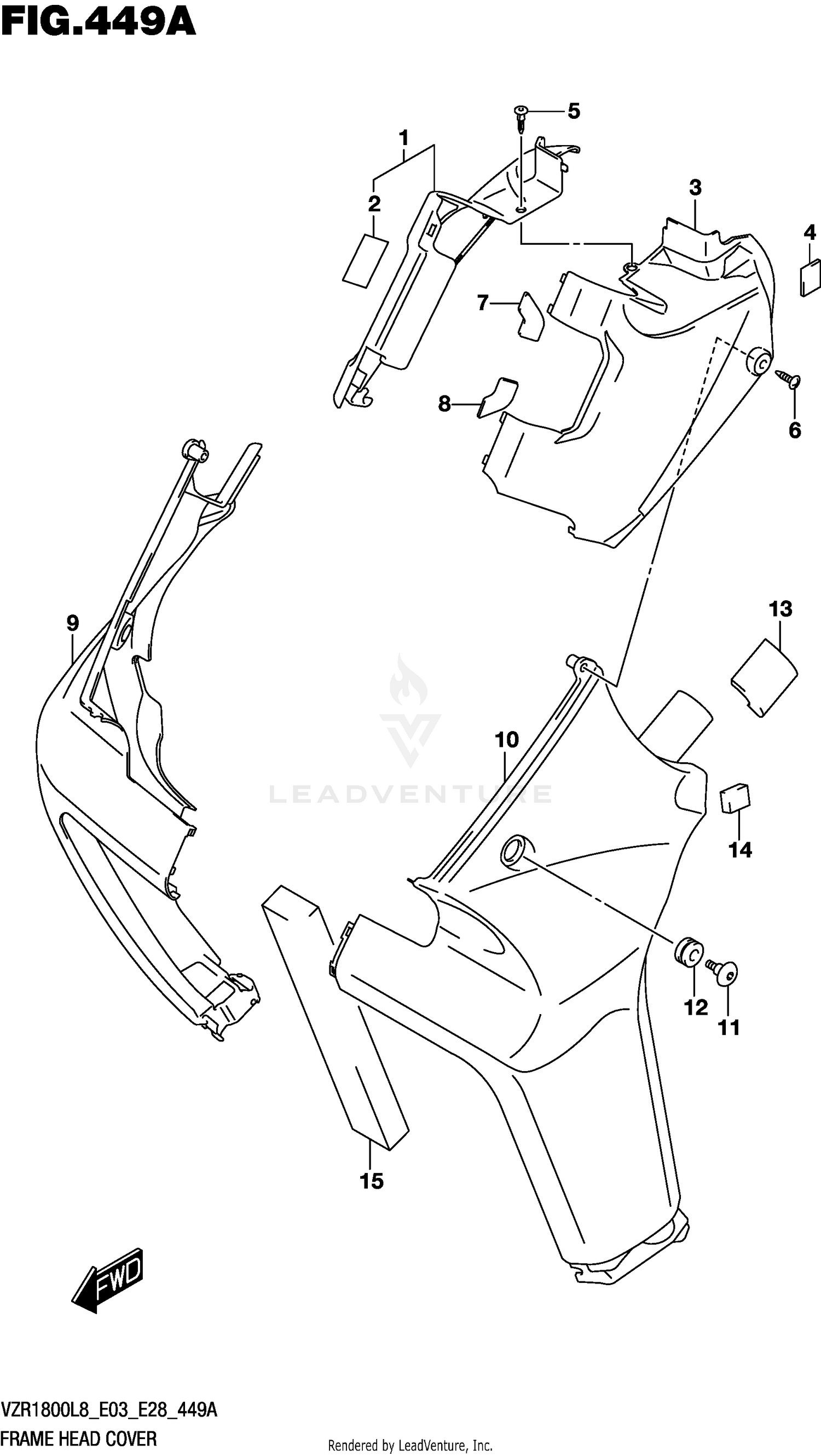 FRAME HEAD COVER (VZR1800L8 E28)