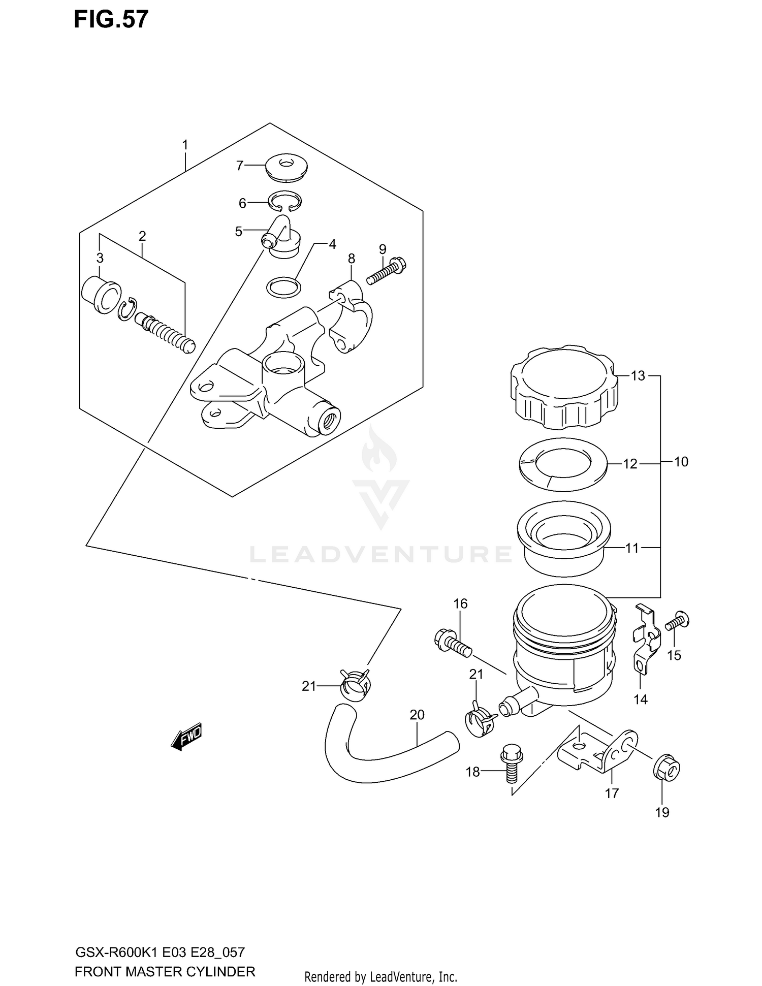 FRONT MASTER CYLINDER