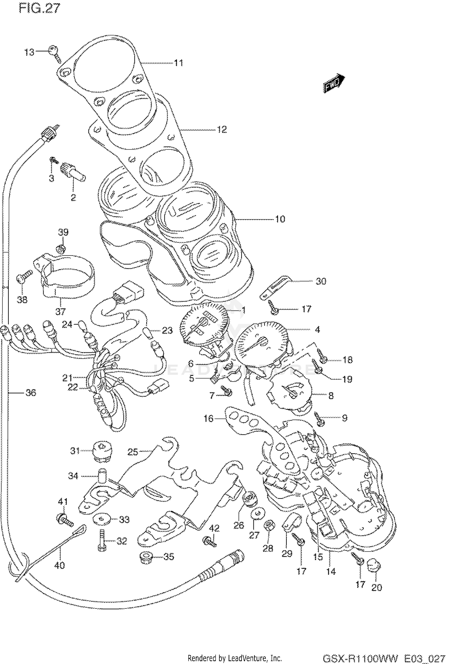 SPEEDOMETER (MODEL P/R)