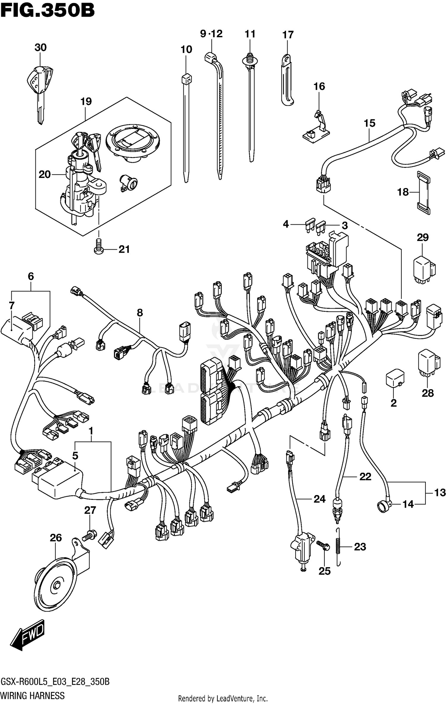 WIRING HARNESS (GSX-R600L5 E28)