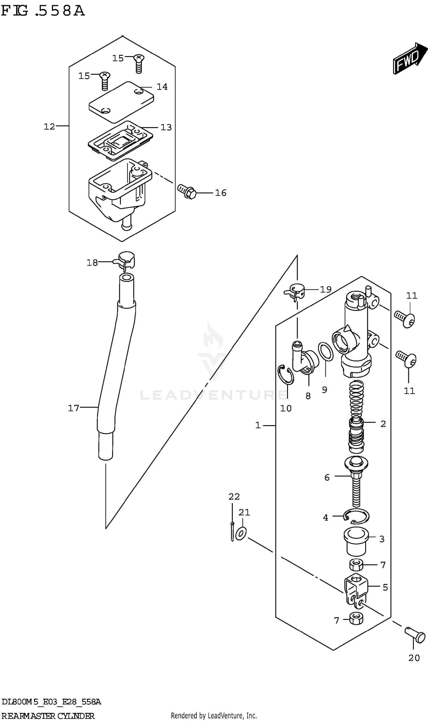 REAR MASTER CYLINDER