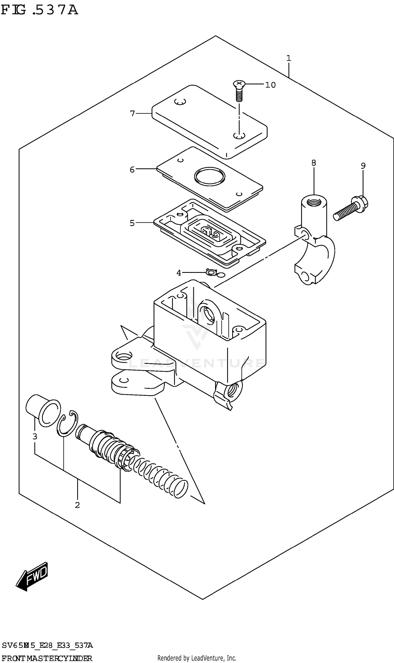 FRONT MASTER CYLINDER (SV650A)