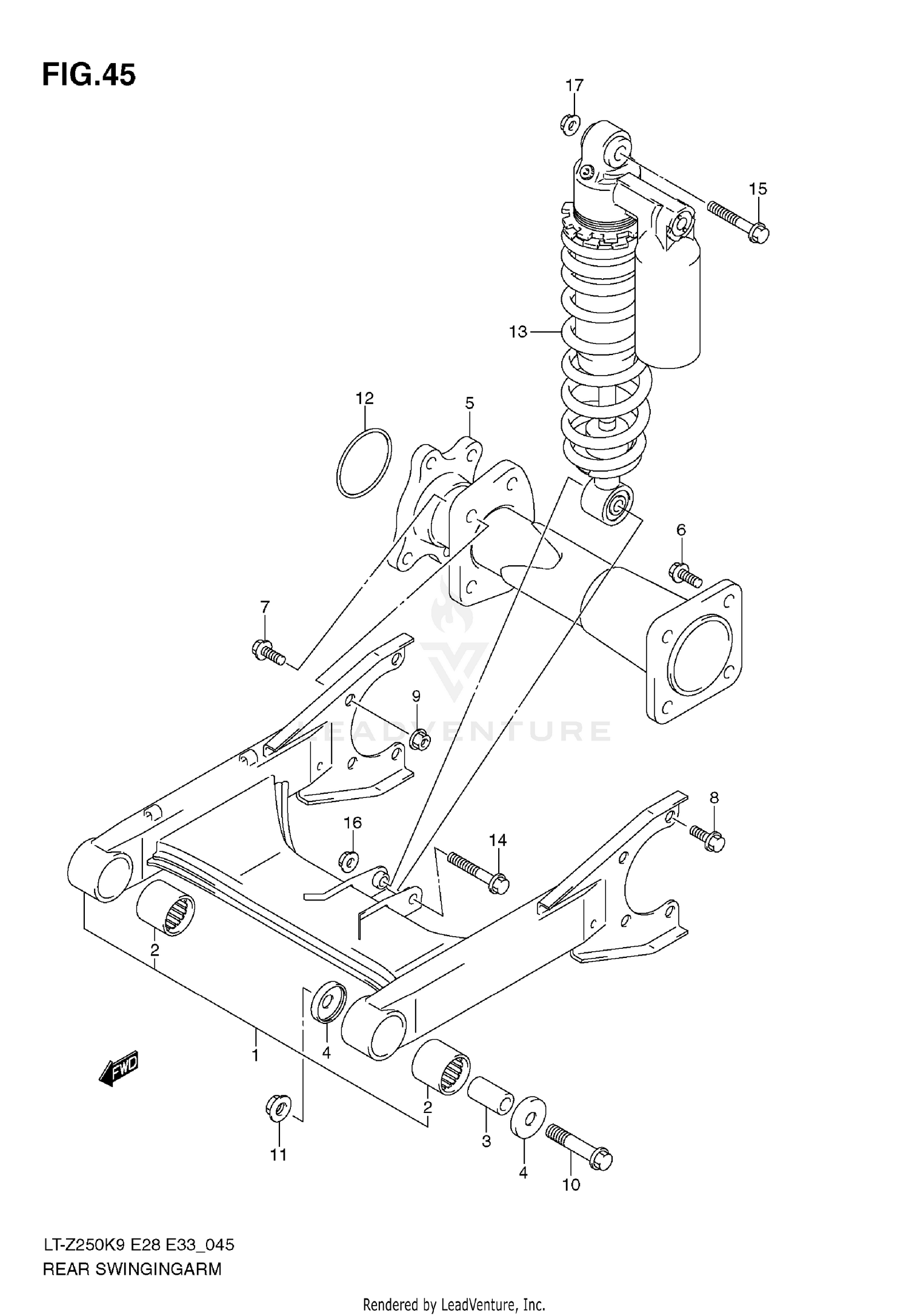 REAR SWINGINGARM