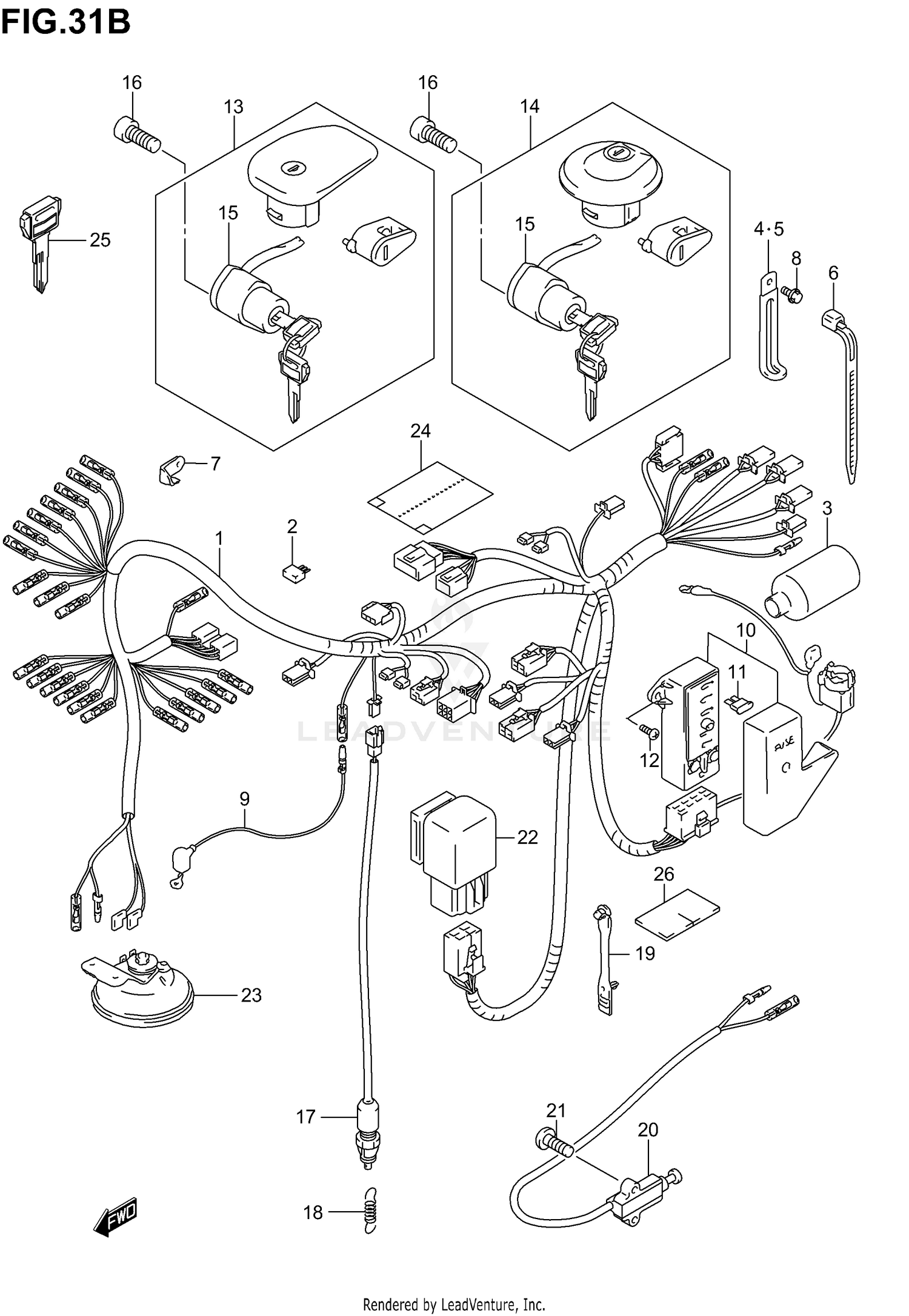 WIRING HARNESS (MODEL K5)