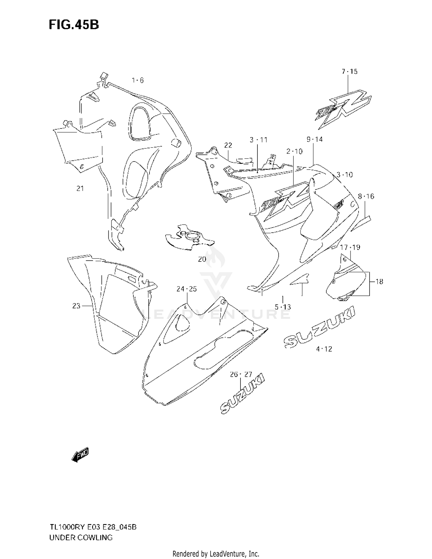 UNDER COWLING (MODEL Y)