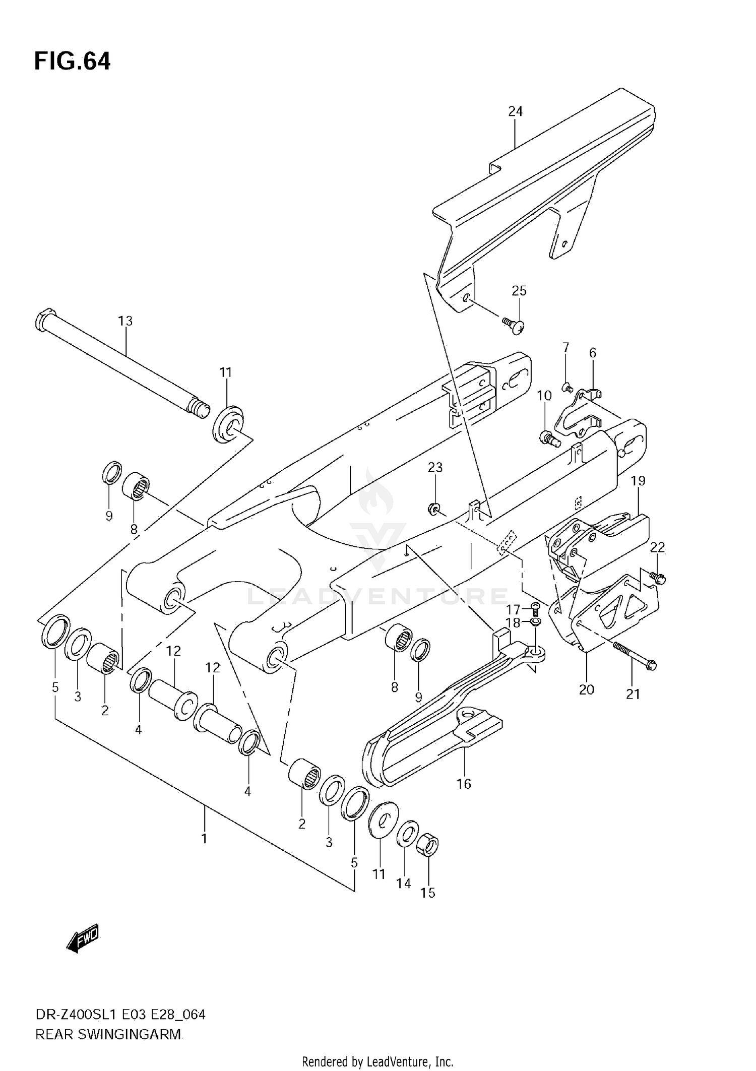 REAR SWINGING ARM