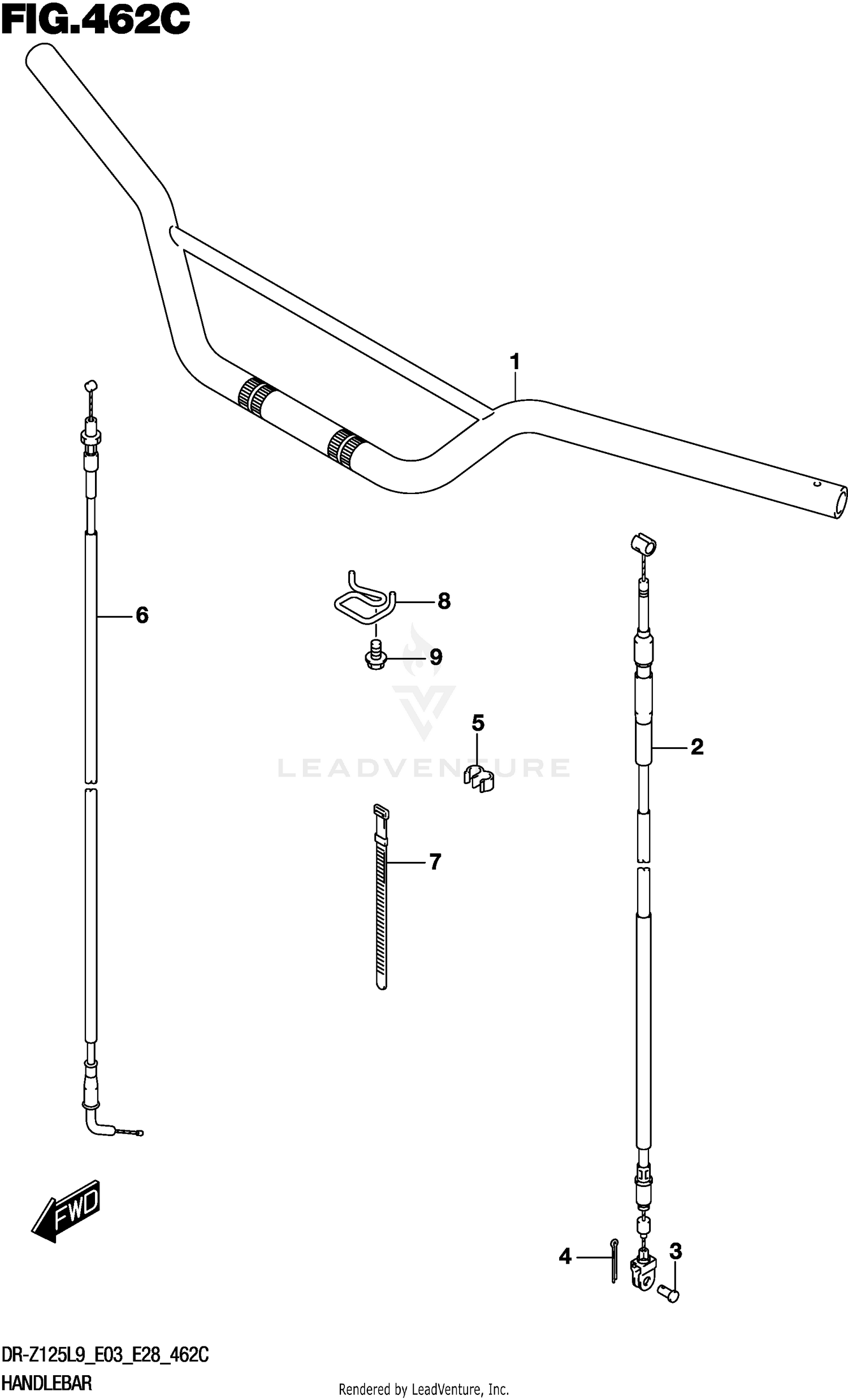 HANDLEBAR (DR-Z125LL9 E28)