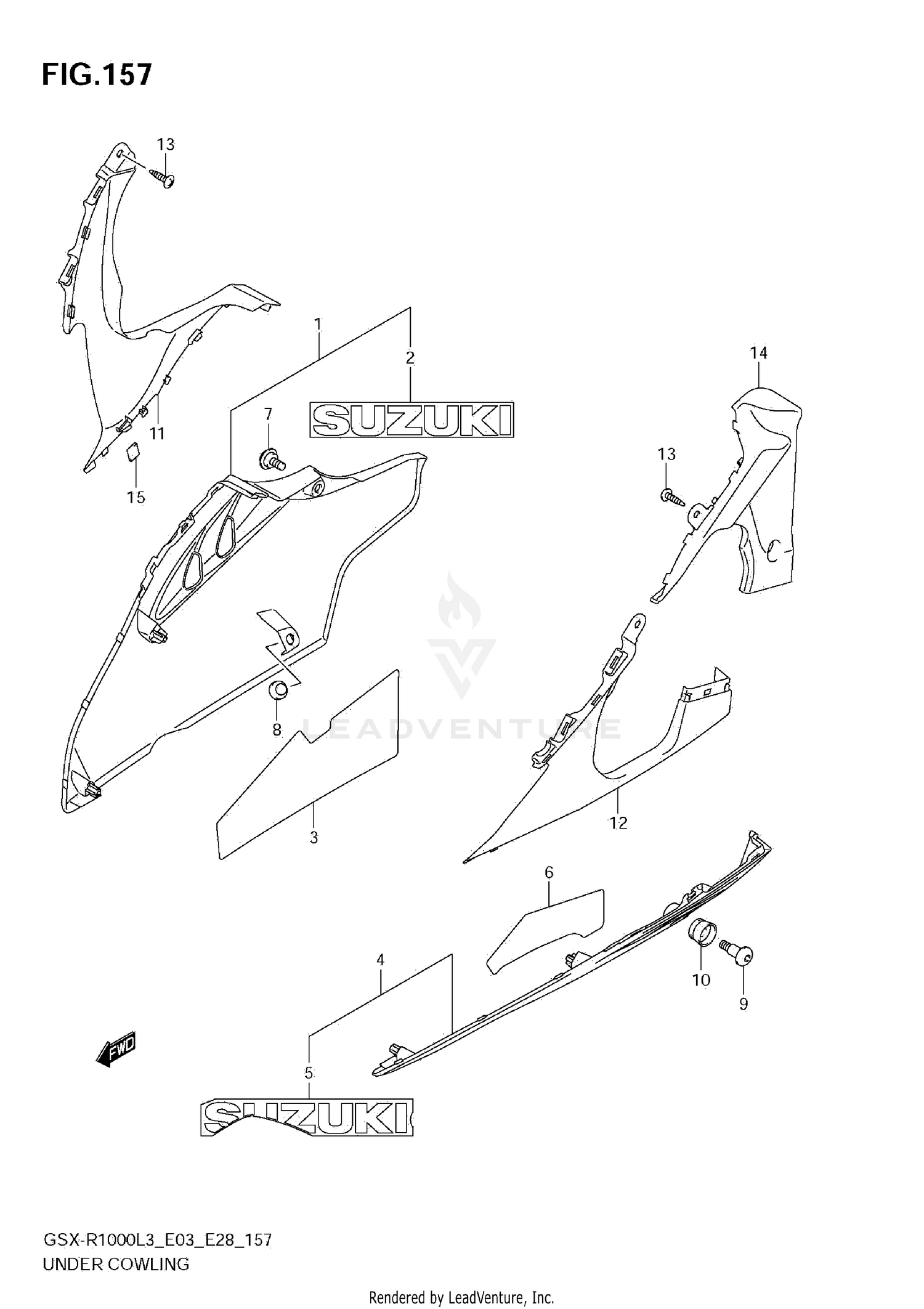 UNDER COWLING (GSX-R1000L3 E33)