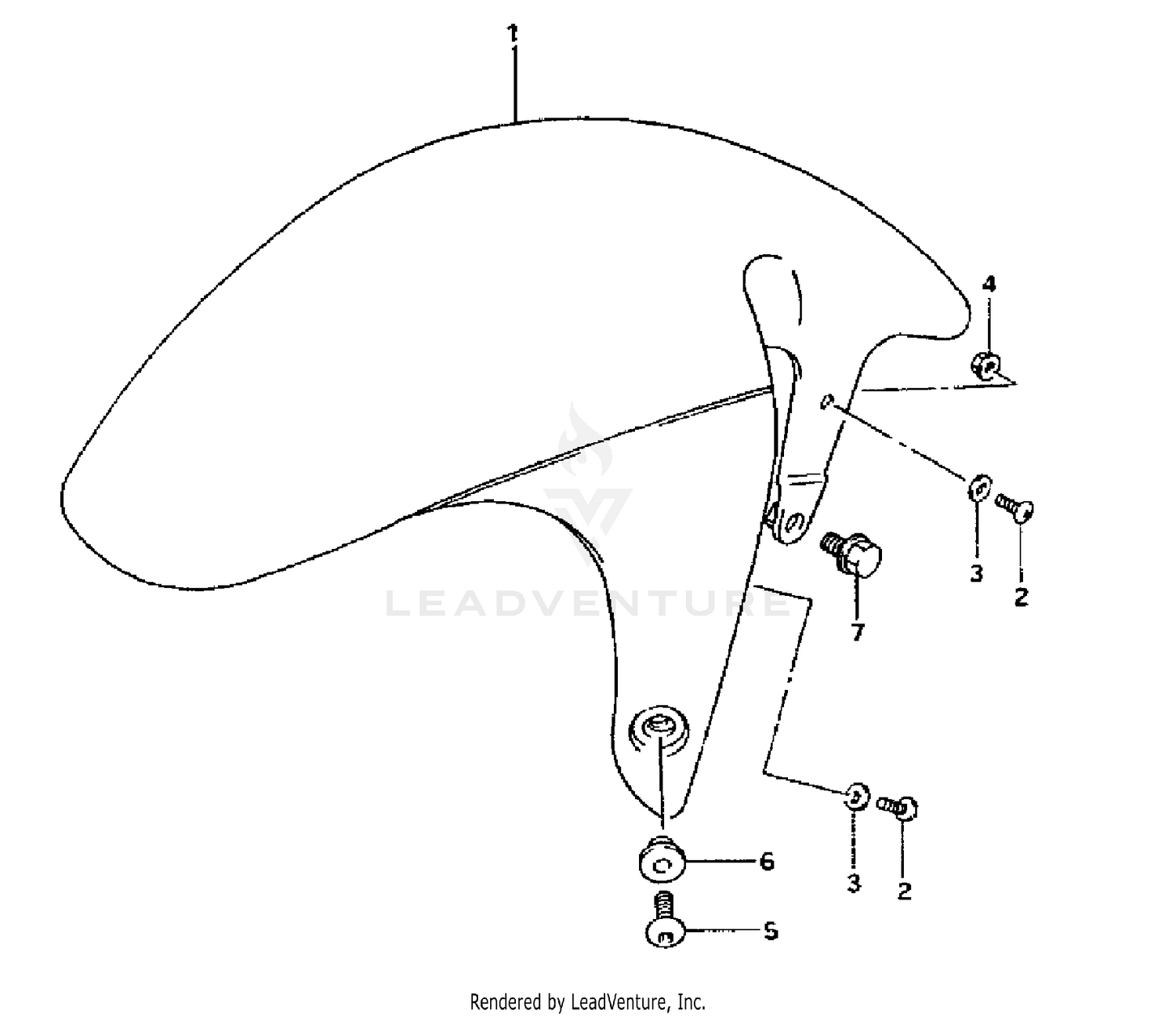 FRONT FENDER (MODEL R/S)
