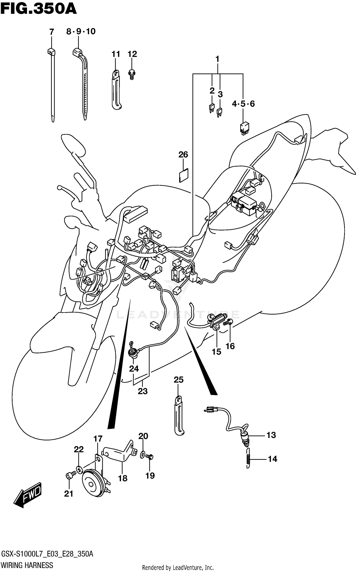WIRING HARNESS (GSX-S1000L7 E33)