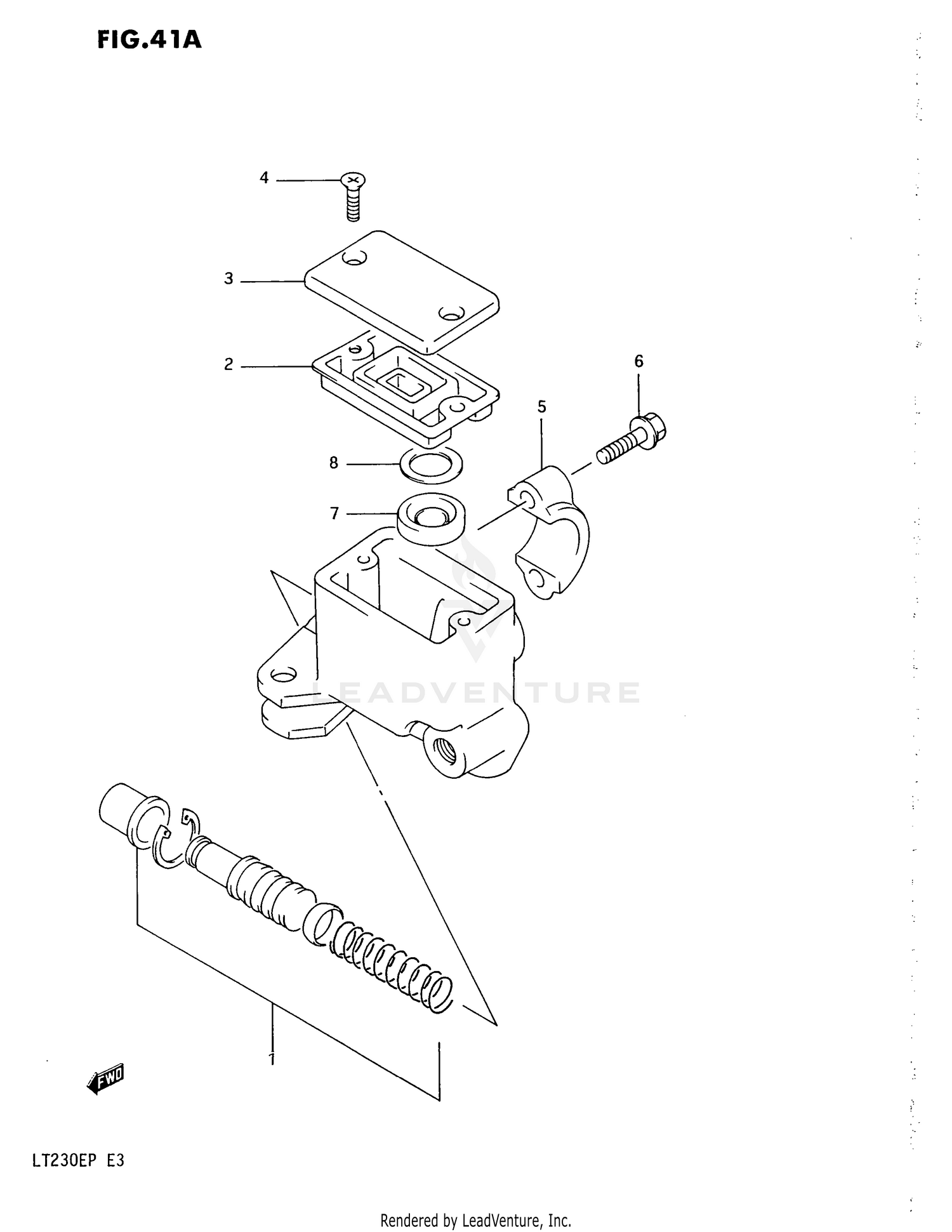 FRONT MASTER CYLINDER (MODEL M/N/P)