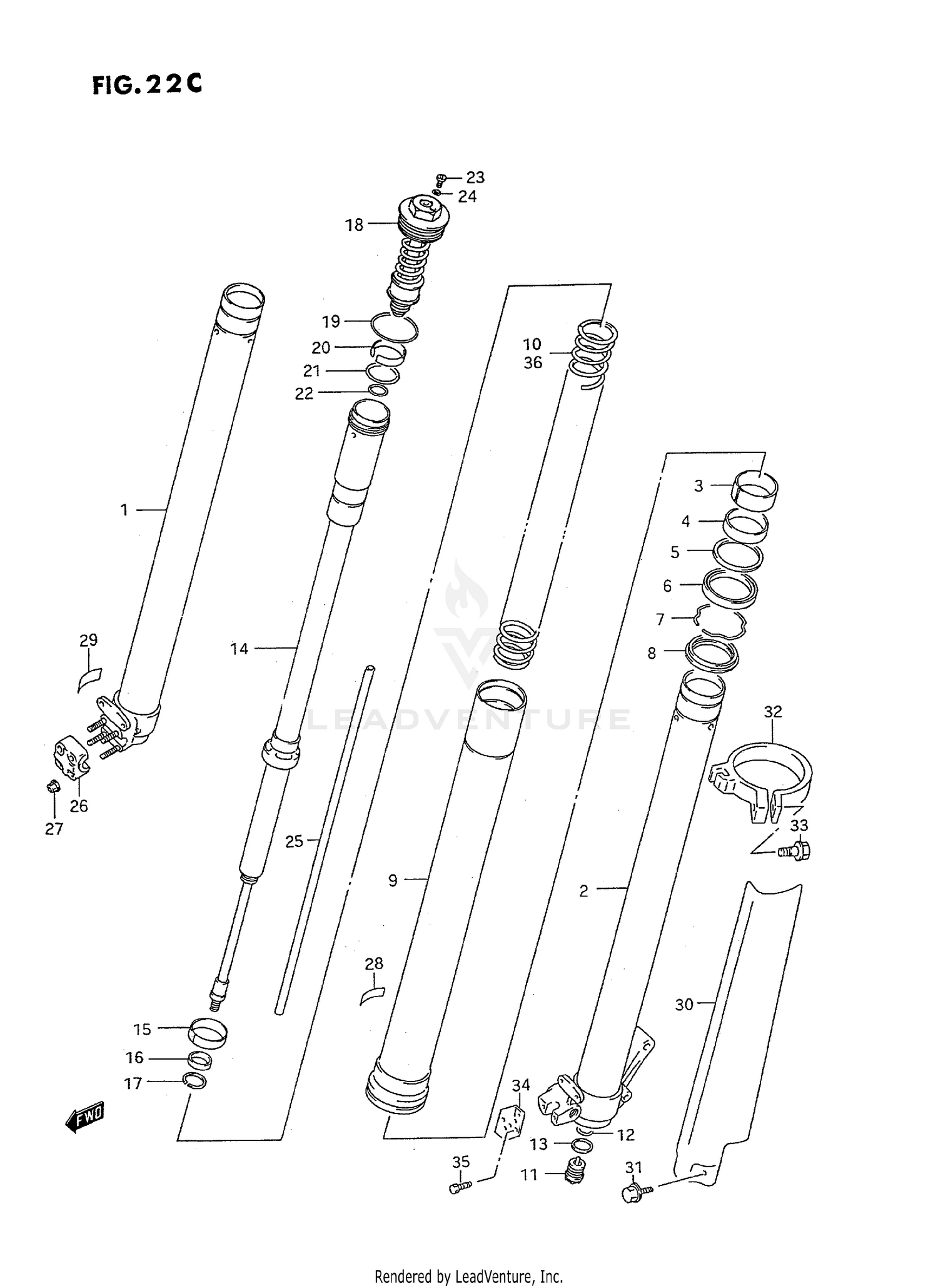 FRONT DAMPER (MODEL S)
