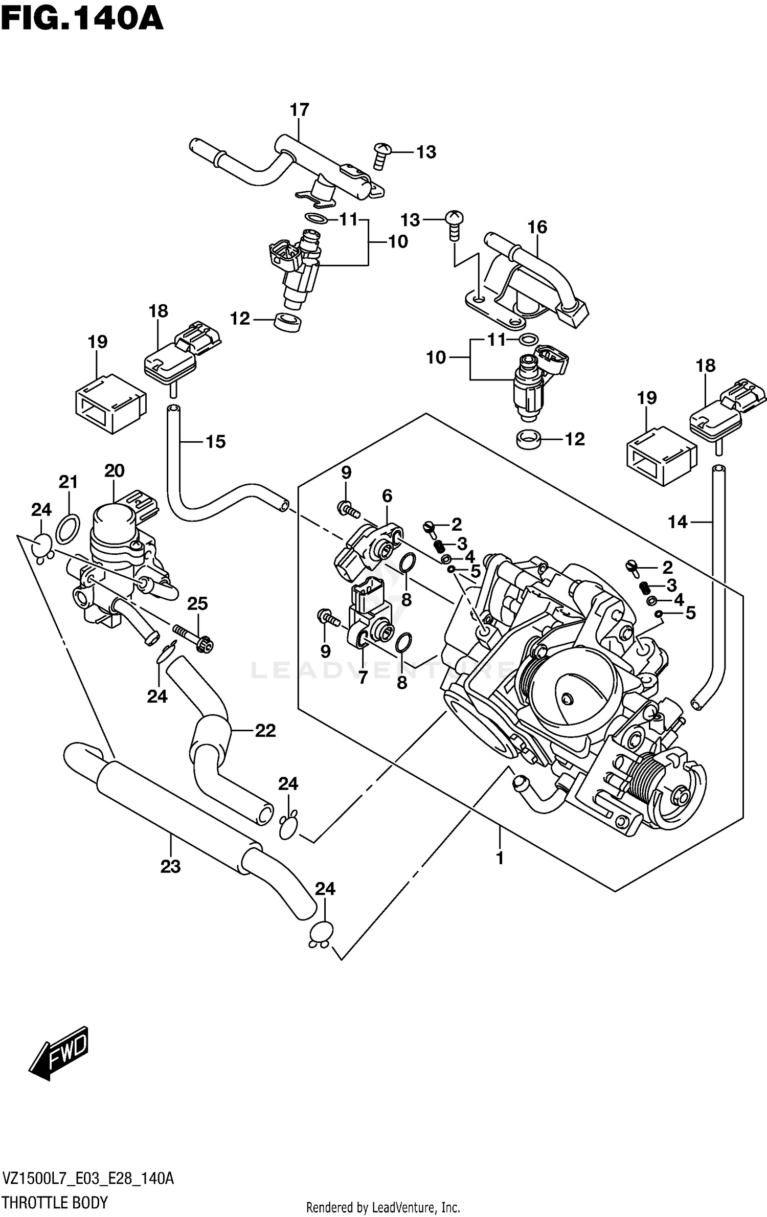 THROTTLE BODY (VZ1500L7 E03)