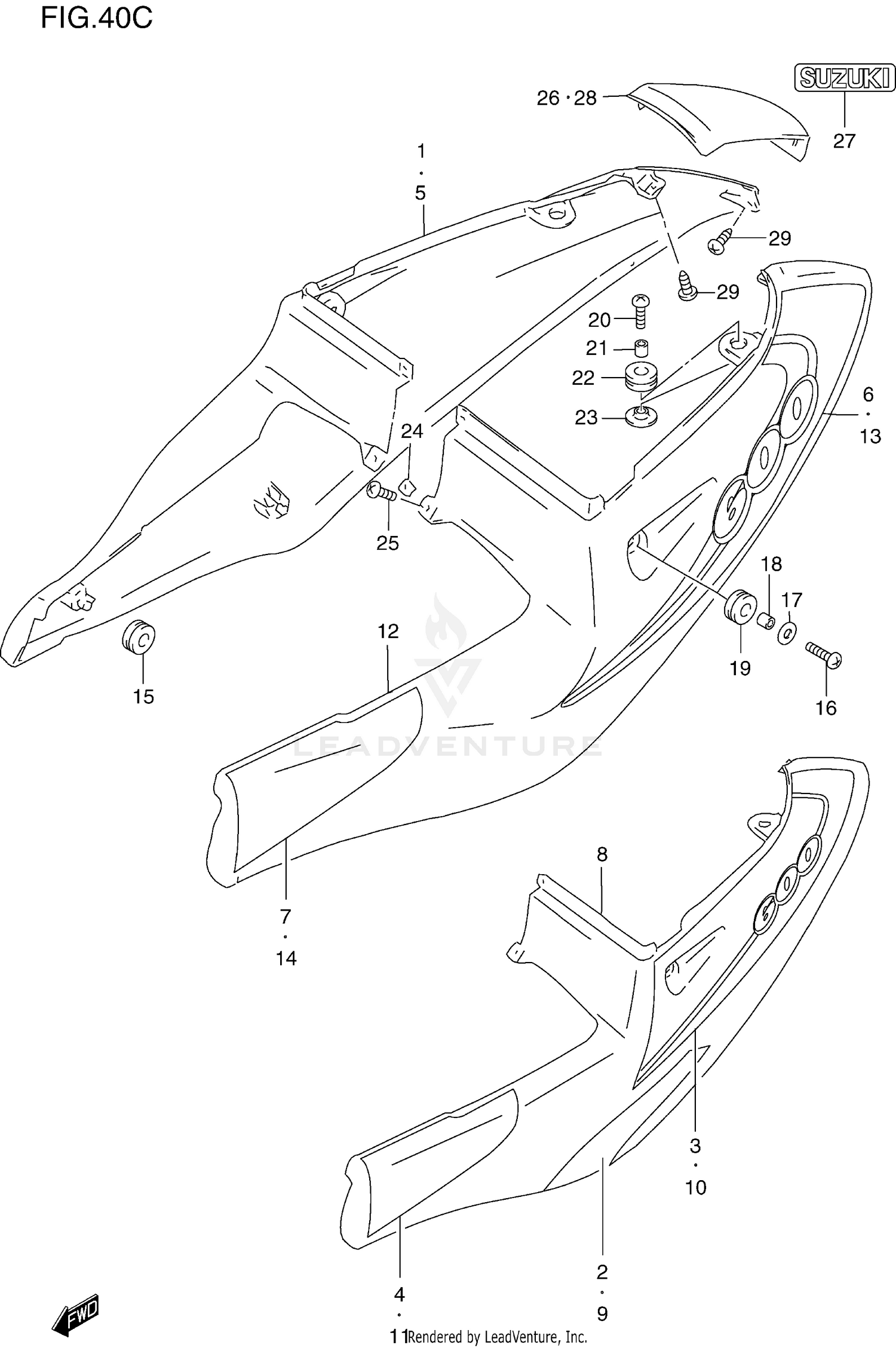 FRAME COVER (MODEL Y)
