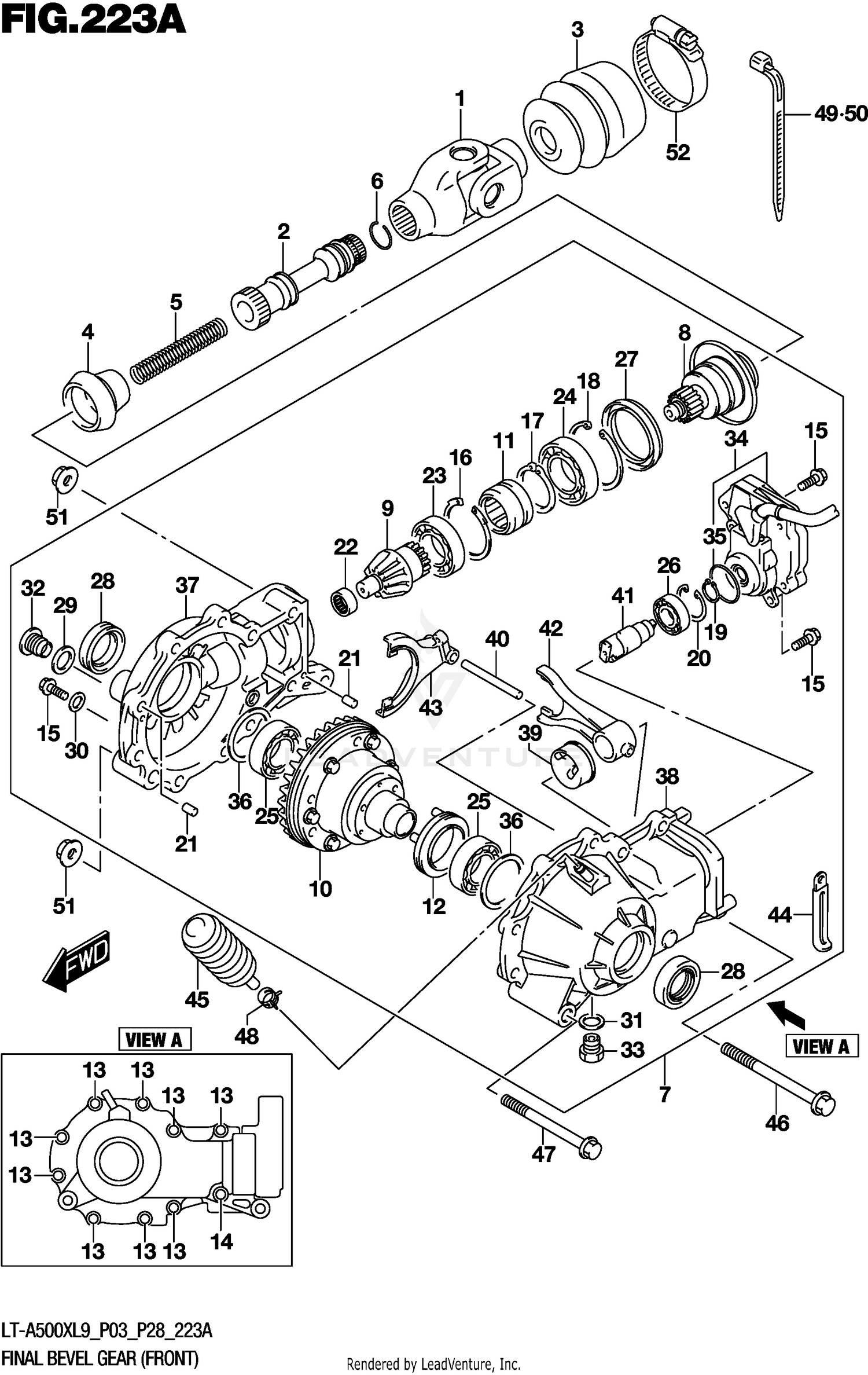 FINAL BEVEL GEAR (FRONT)