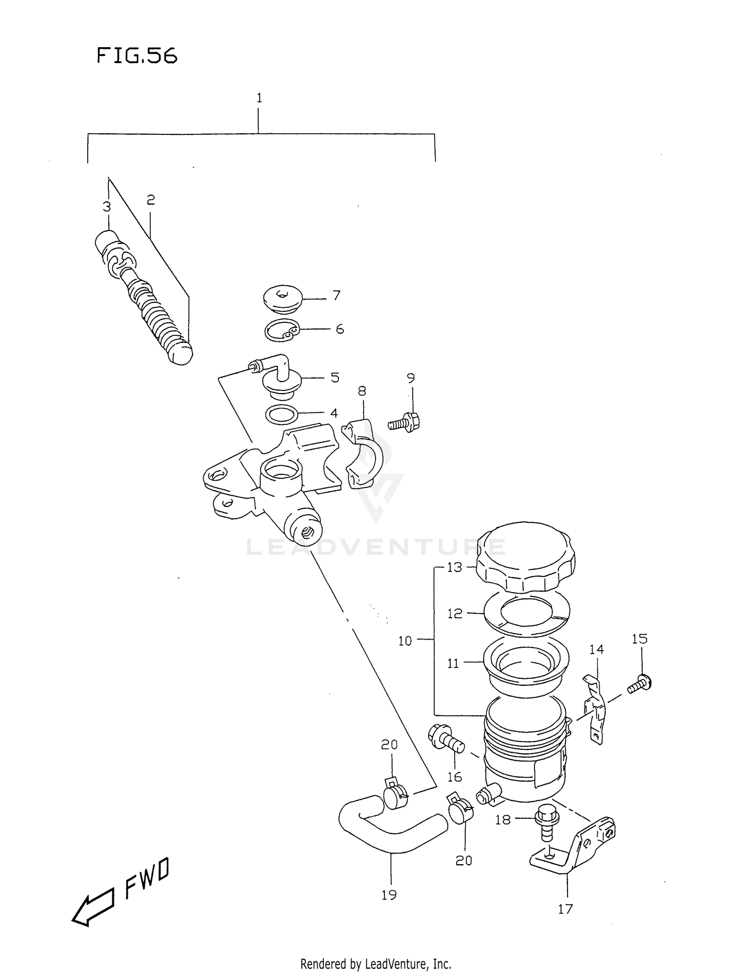 FRONT MASTER CYLINDER