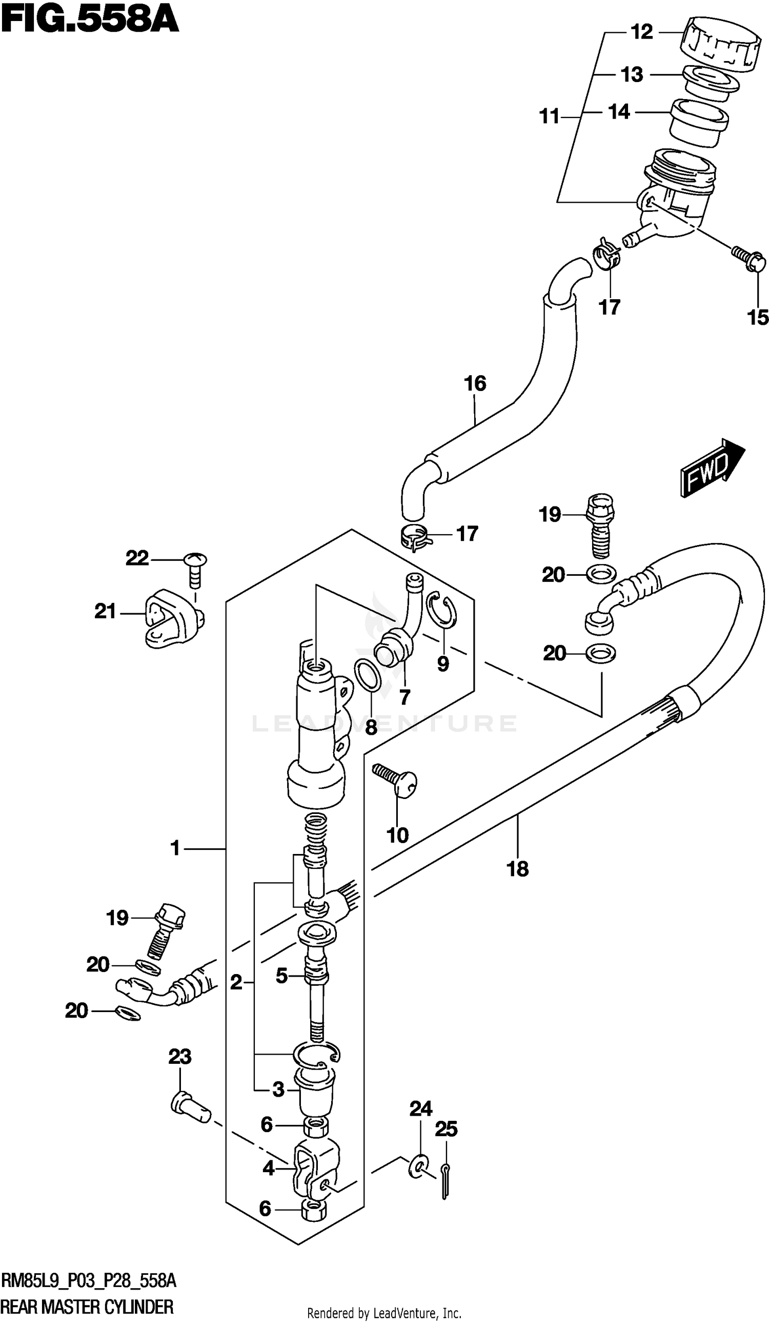 REAR MASTER CYLINDER