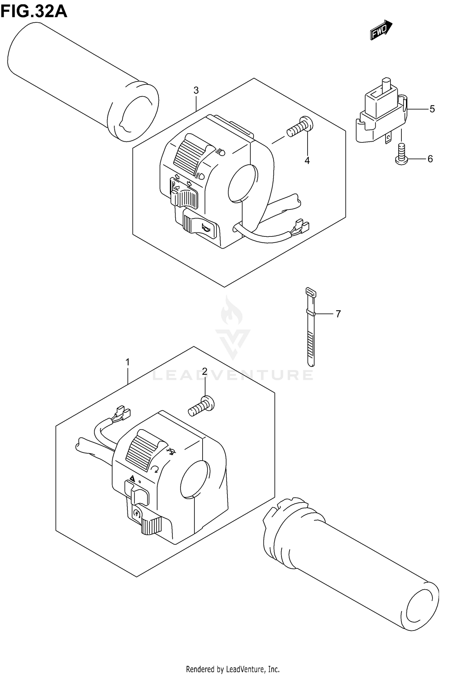 HANDLE SWITCH (MODEL K4)
