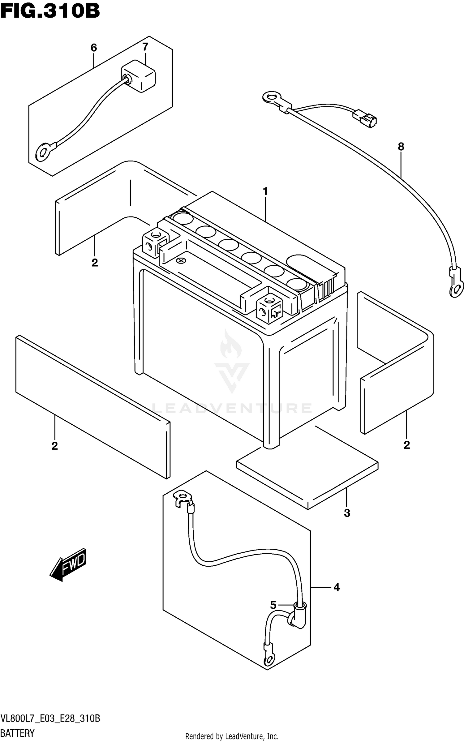 BATTERY (VL800L7 E28)