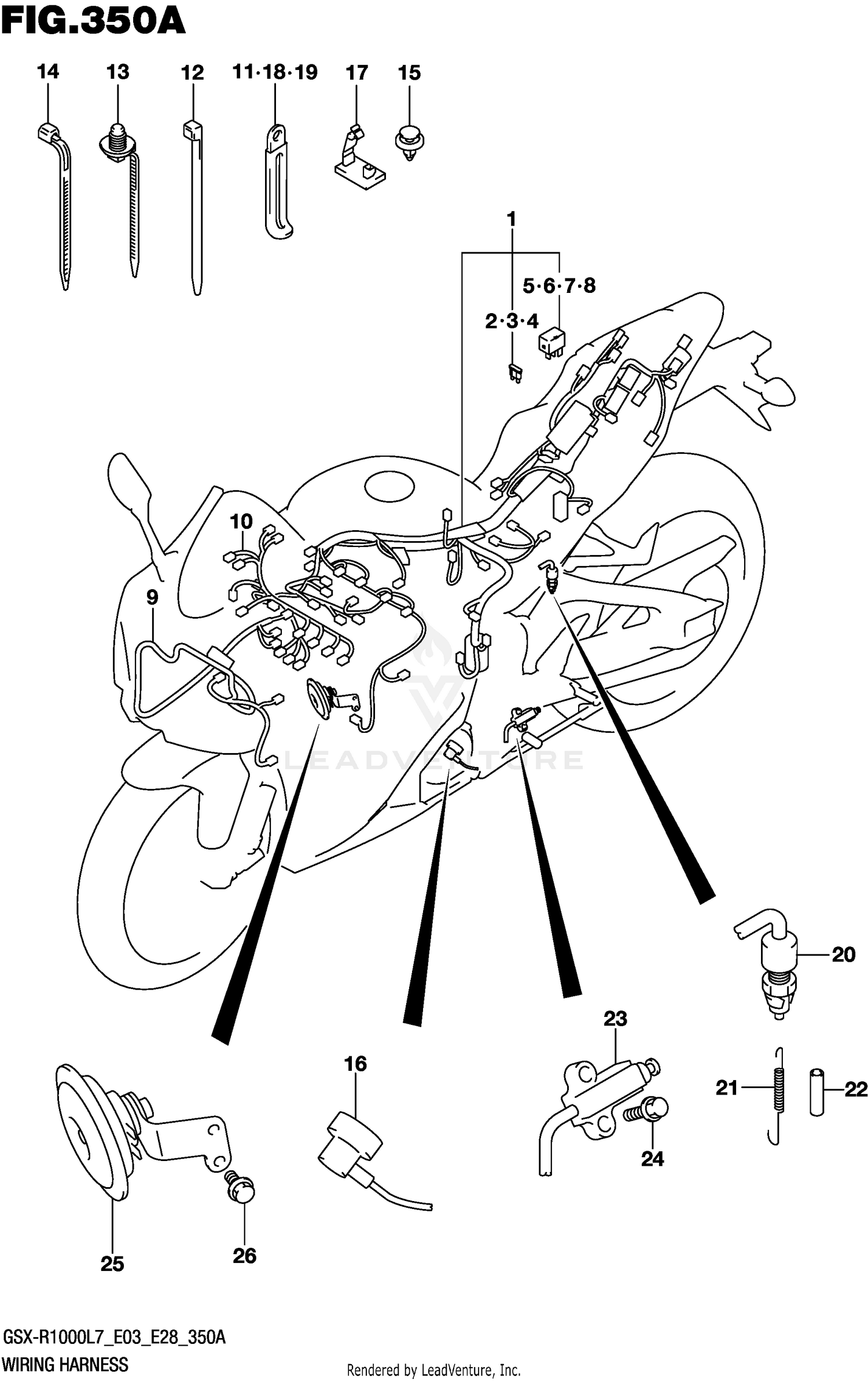 WIRING HARNESS (GSX-R1000L7 E03)