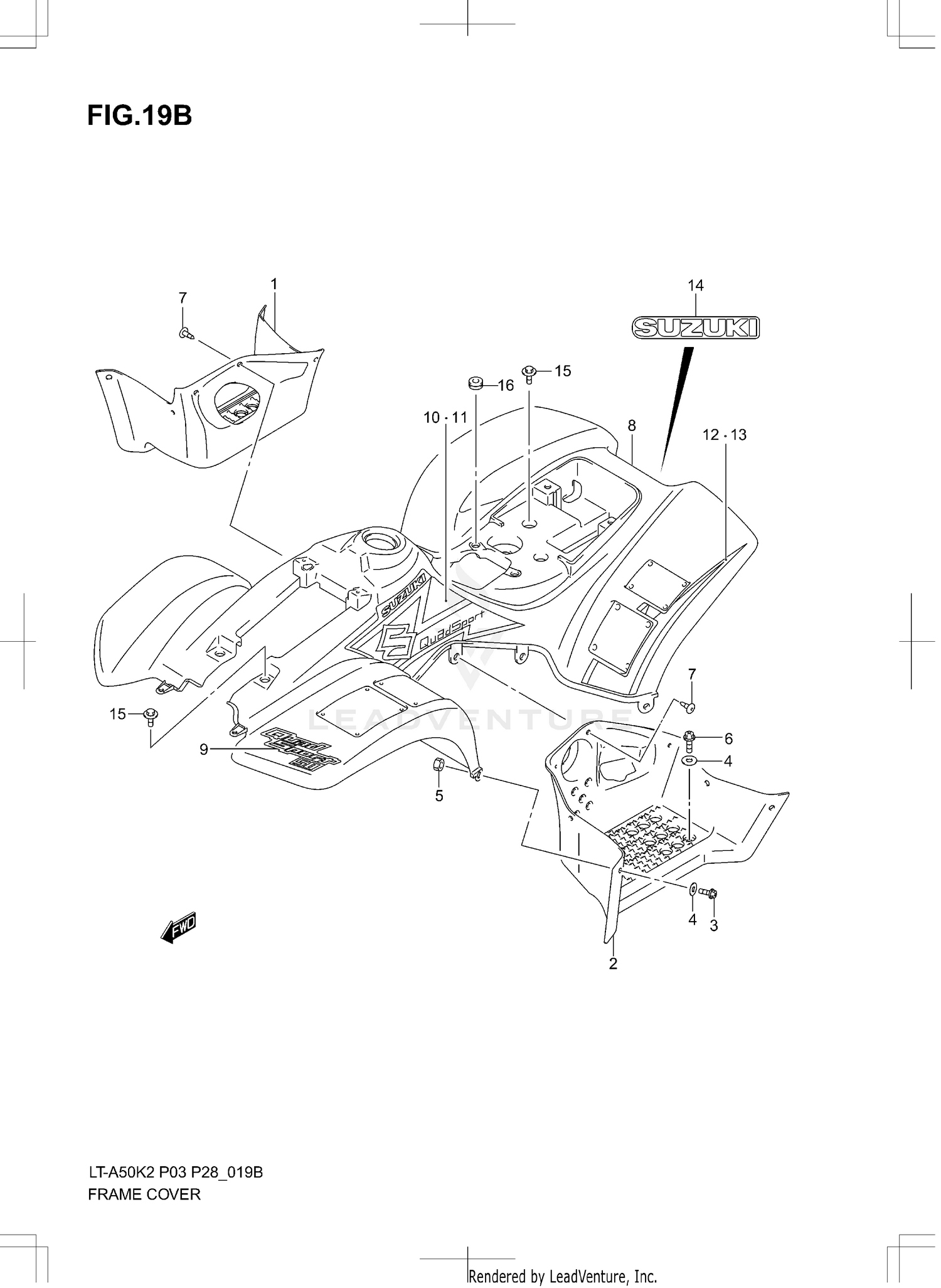 FRAME COVER (MODEL K4)