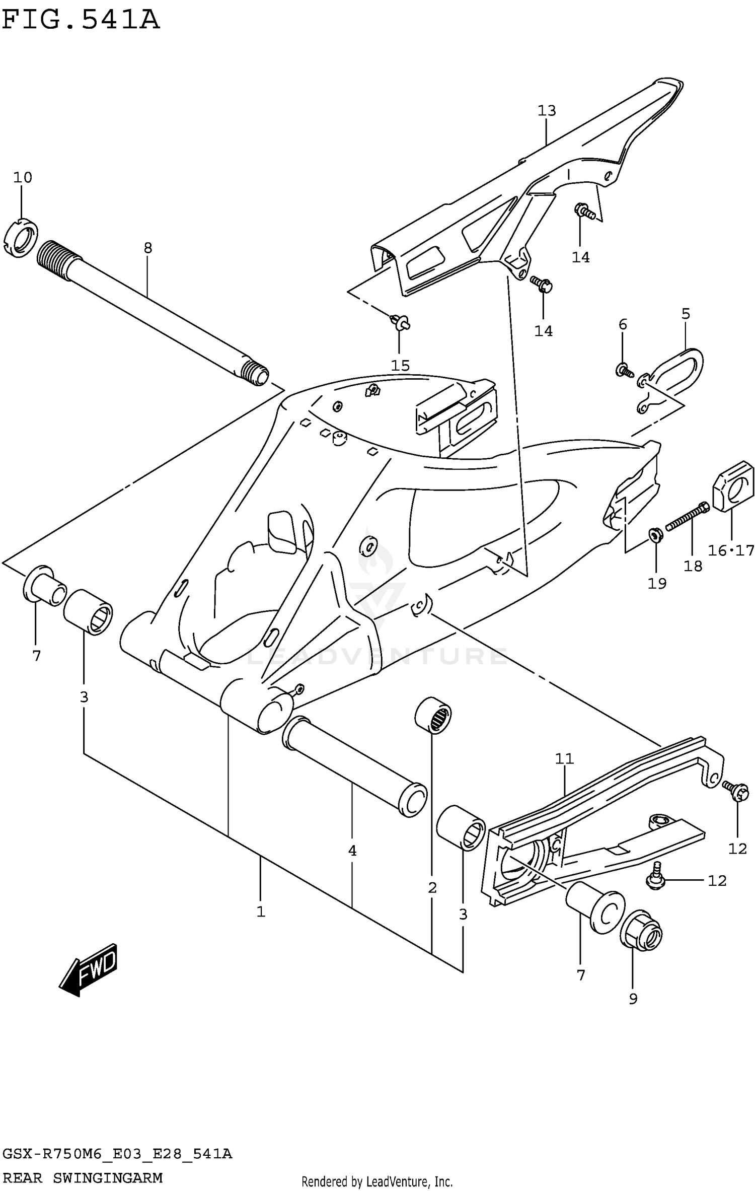 REAR SWINGINGARM