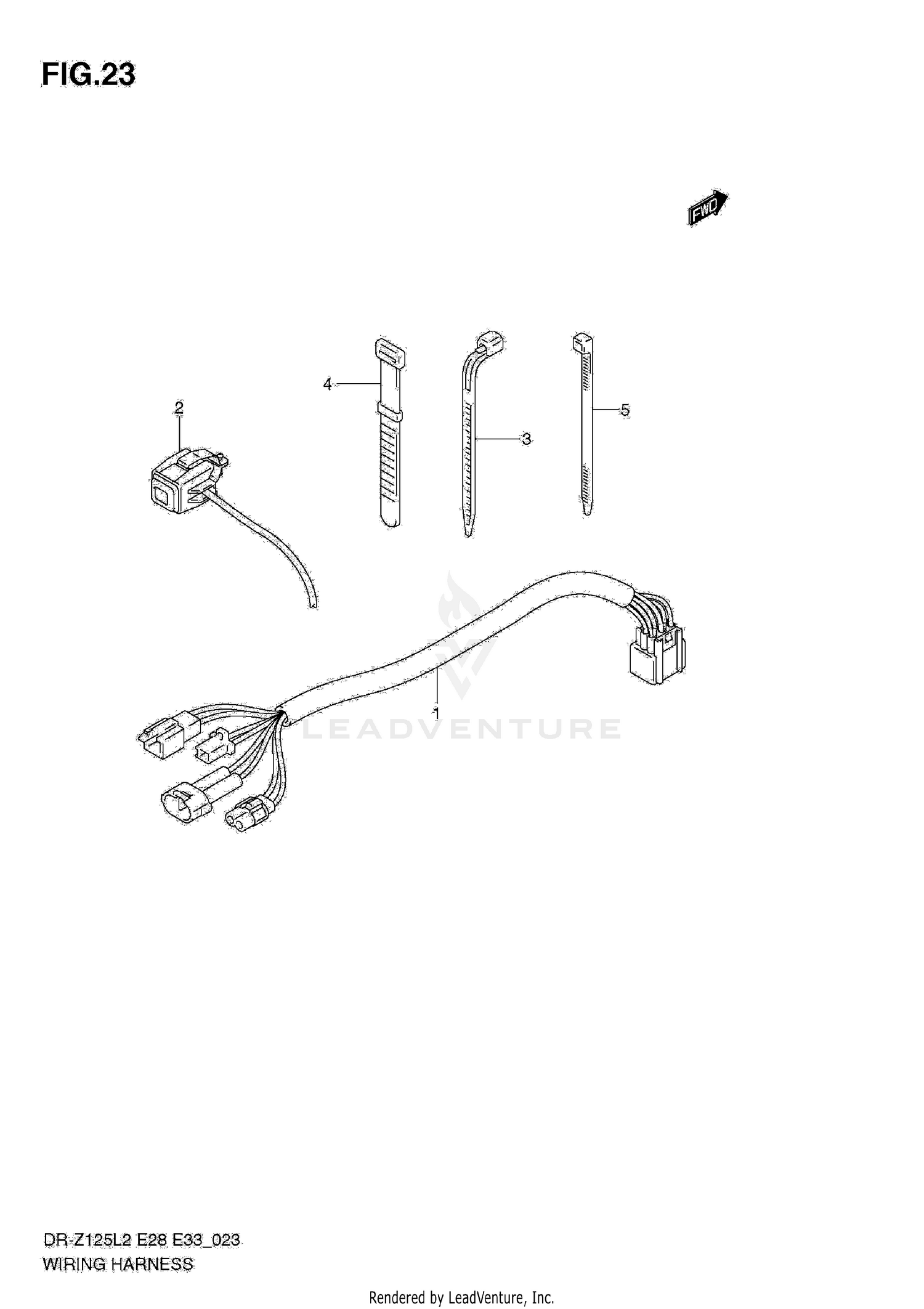 WIRING HARNESS (DR-Z125 E33)