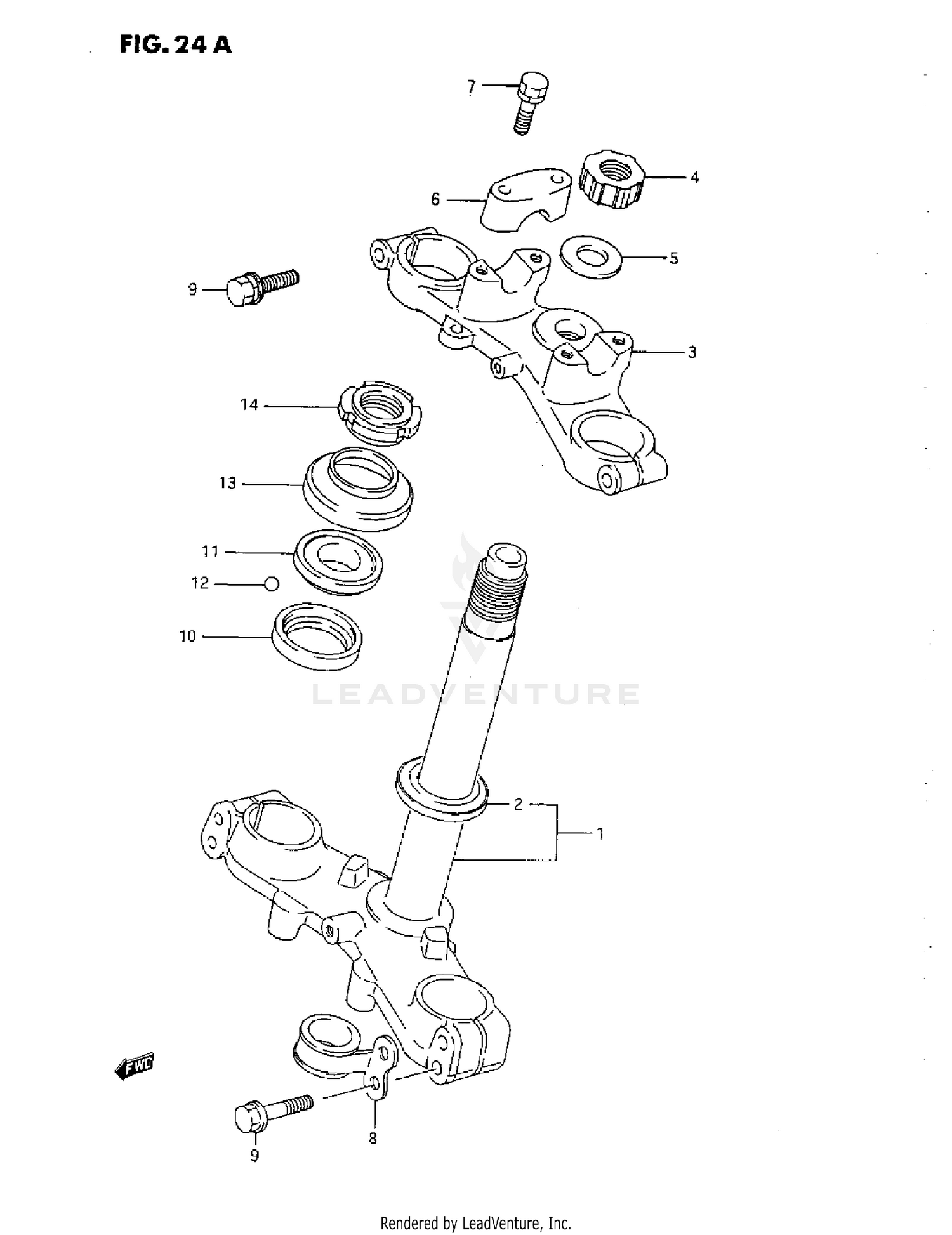 STEERING STEM (K)