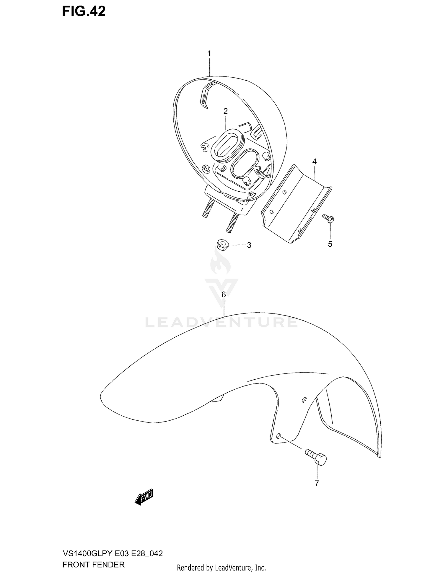 FRONT FENDER (MODEL T)