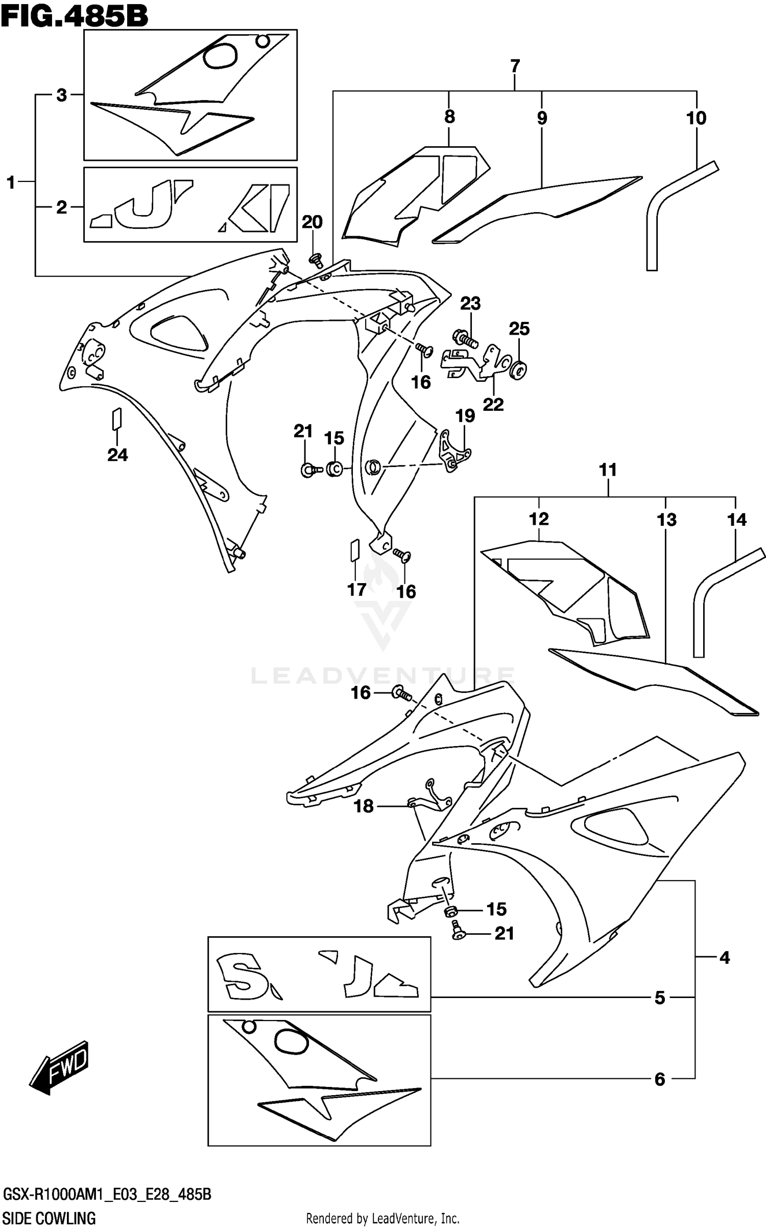 SIDE COWLING (GSX-R1000RA)