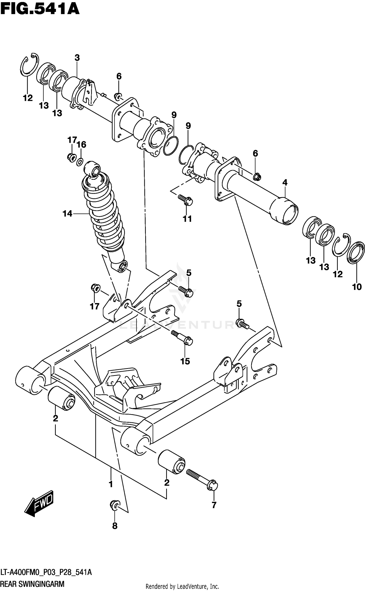 REAR SWINGINGARM