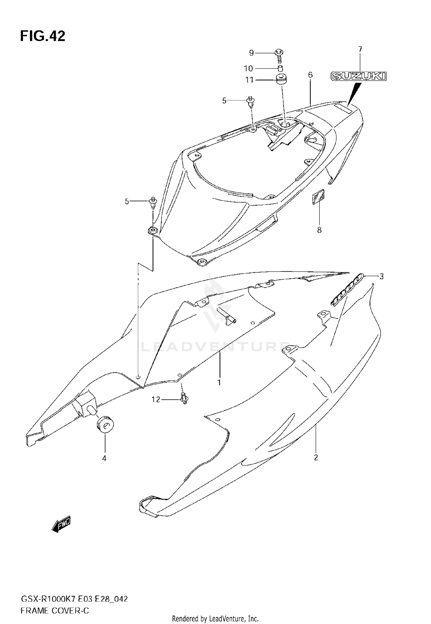 FRAME COVER (MODEL K7)