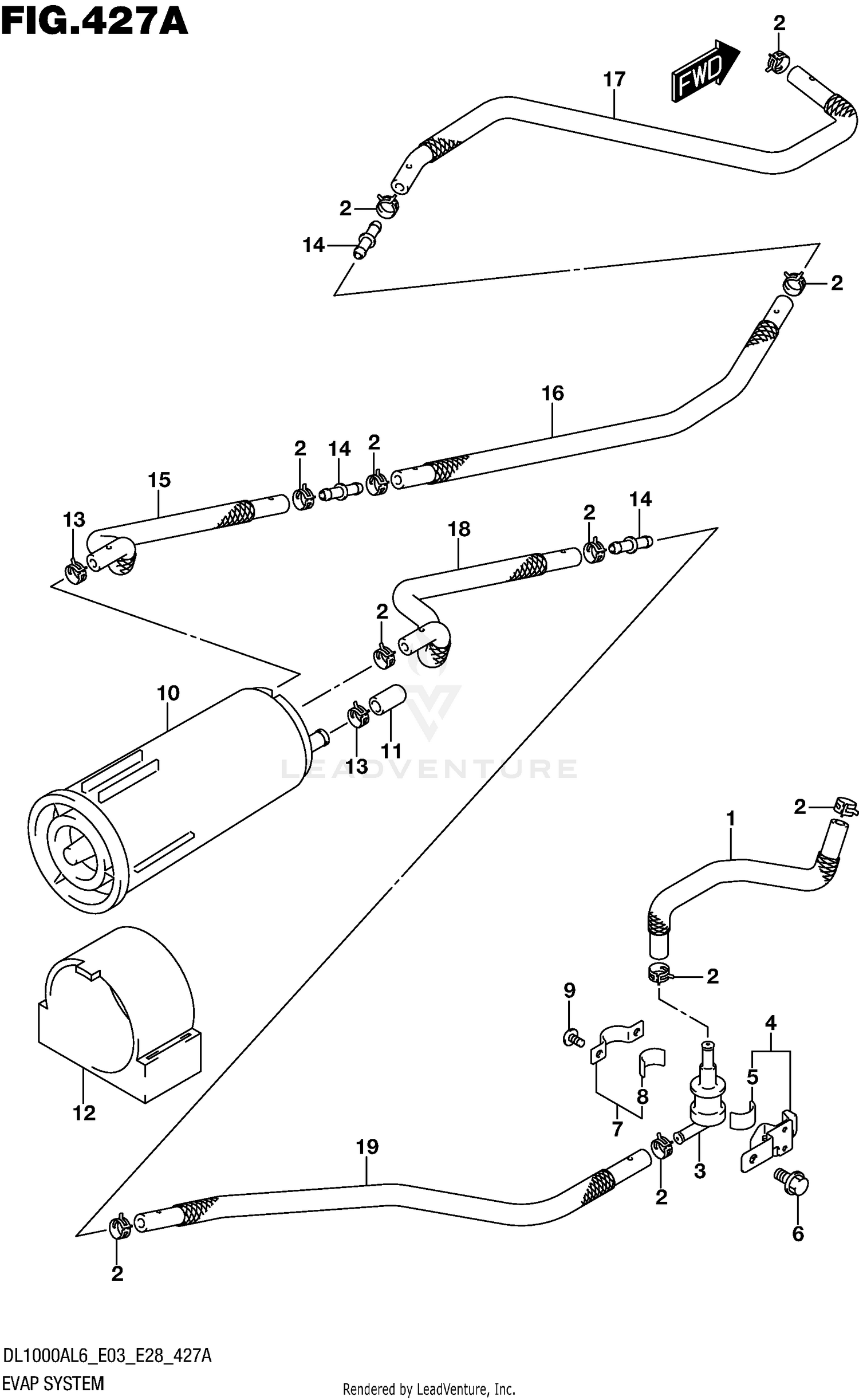 EVAP SYSTEM (DL1000AL6 E33)